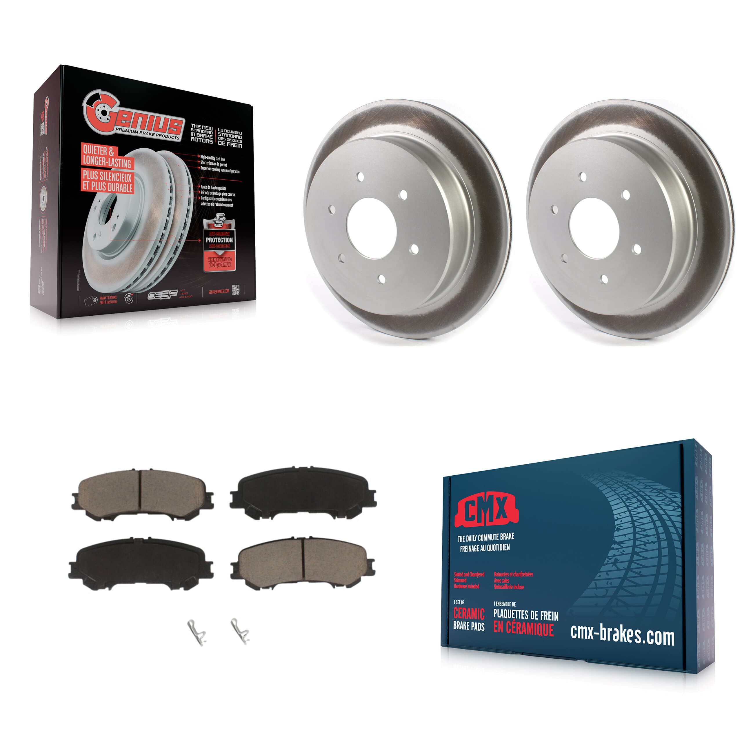Transit Auto - KGC-101458 - Rear Disc Brake Kits image 1