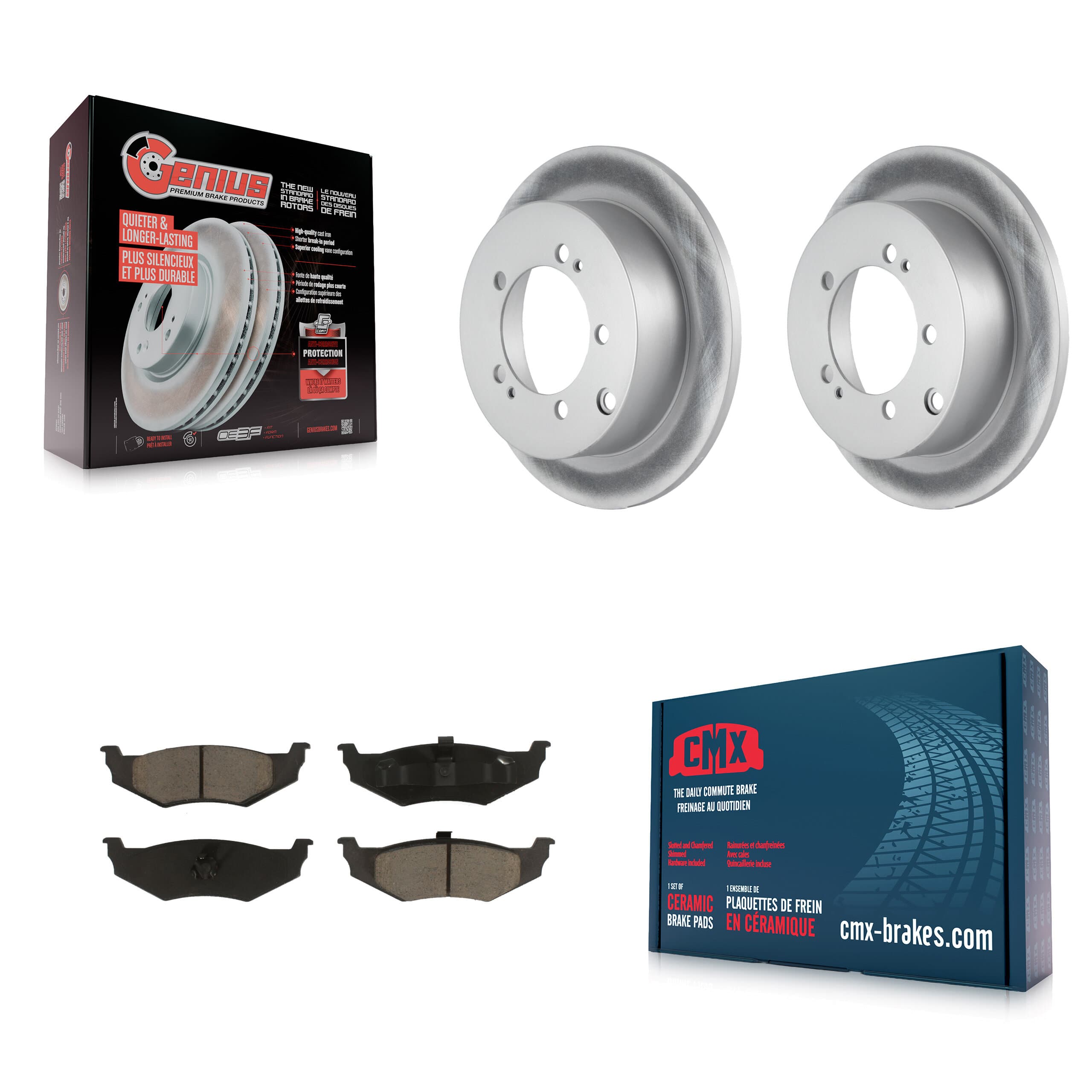 Transit Auto - KGC-101525 - Rear Disc Brake Kits image 1
