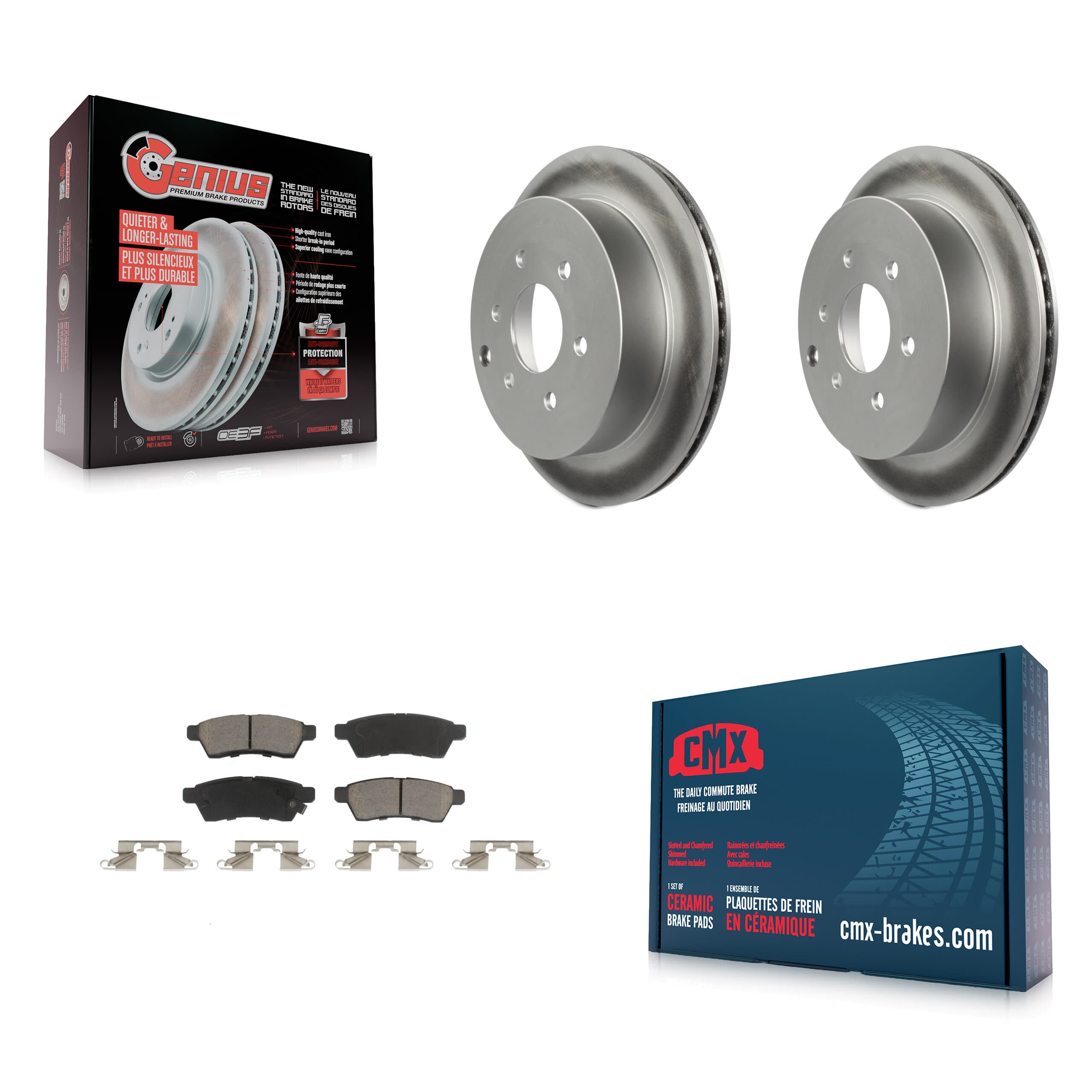 Transit Auto - KGC-101544 - Rear Disc Brake Kits image 1