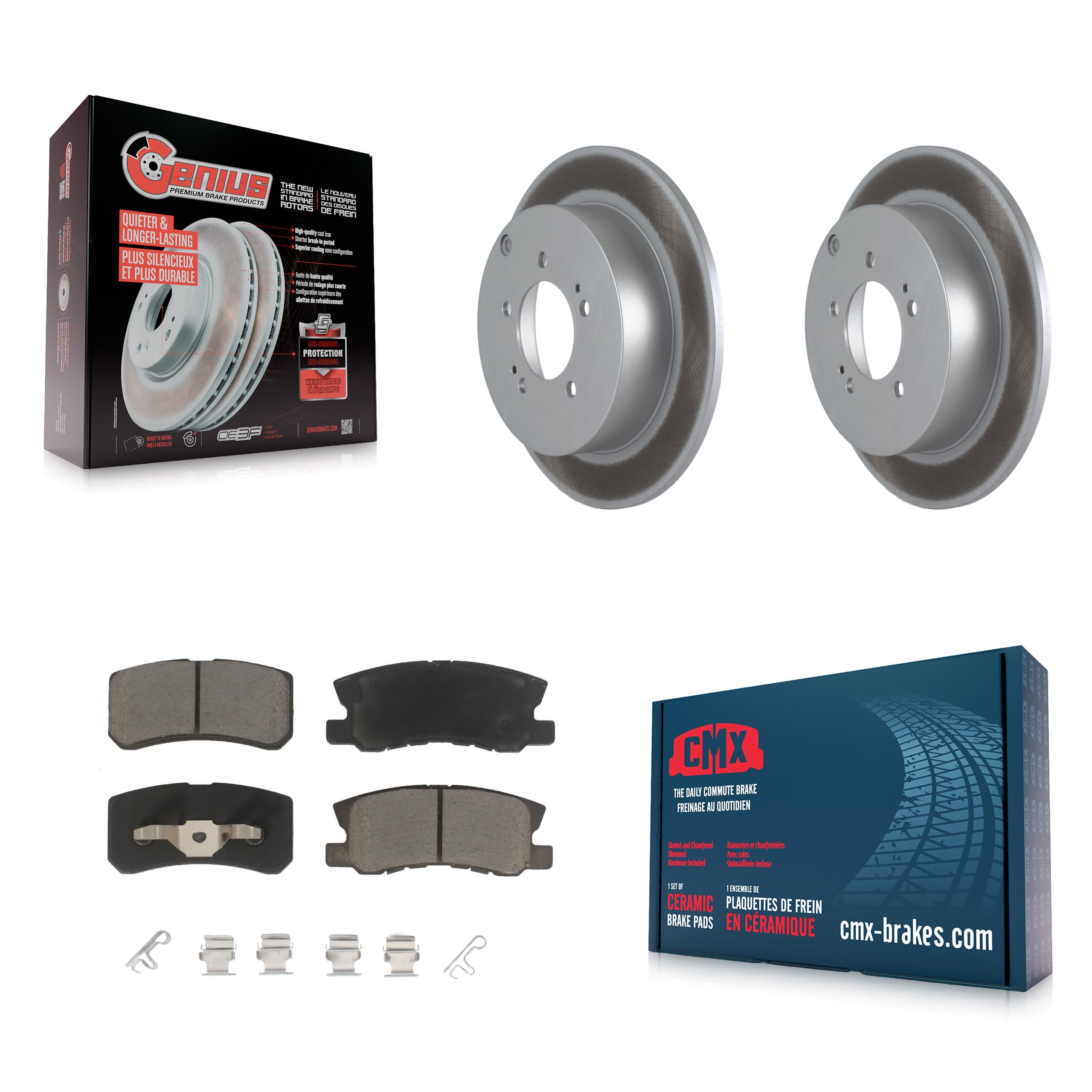Transit Auto - KGC-101593 - Rear Disc Brake Kits image 1
