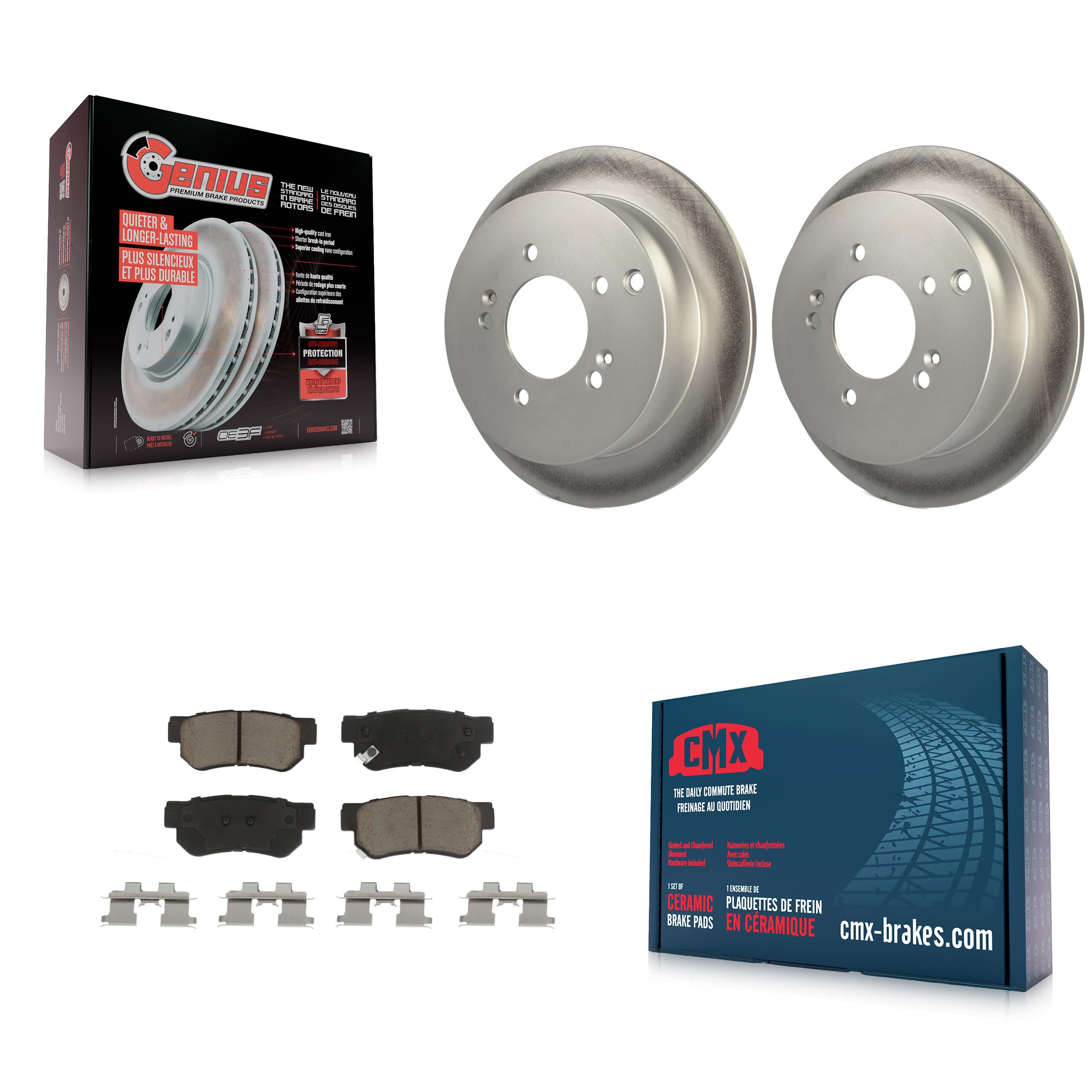 Transit Auto - KGC-101633 - Rear Disc Brake Kits image 1
