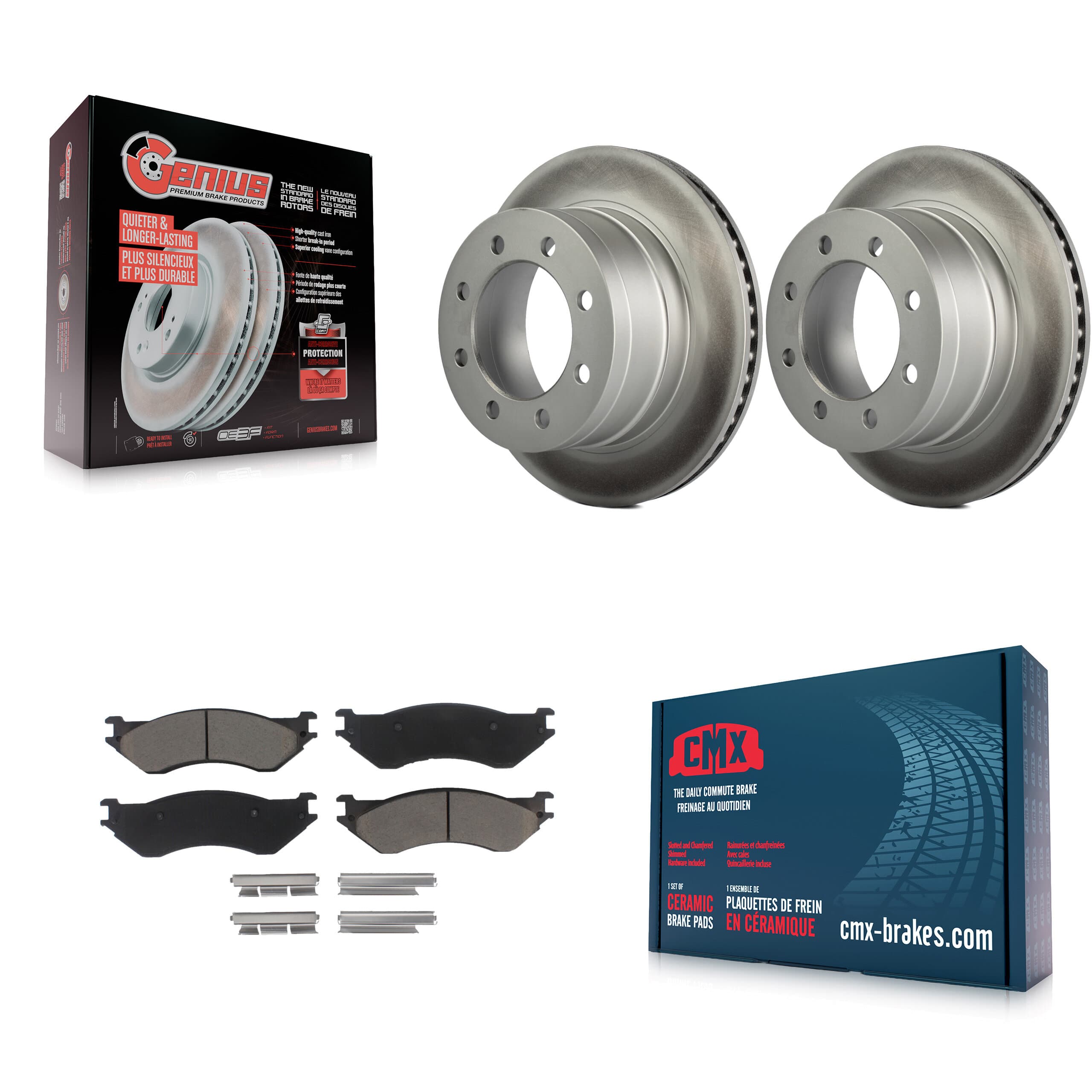 Transit Auto - KGC-101655 - Rear Disc Brake Kits image 1