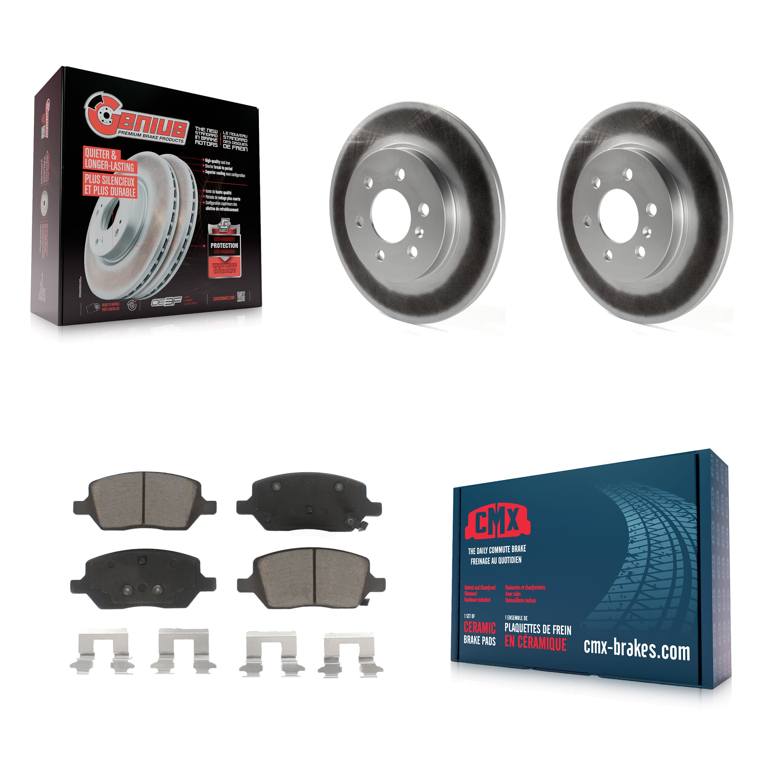 Transit Auto - KGC-101663 - Rear Disc Brake Kits image 1