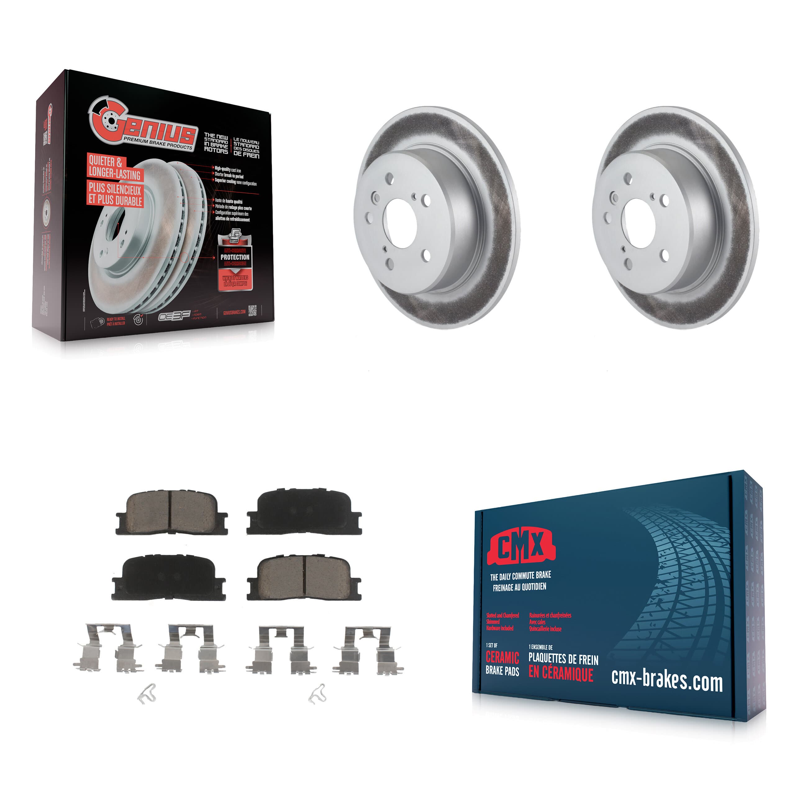 Transit Auto - KGC-101689 - Rear Disc Brake Kits image 1