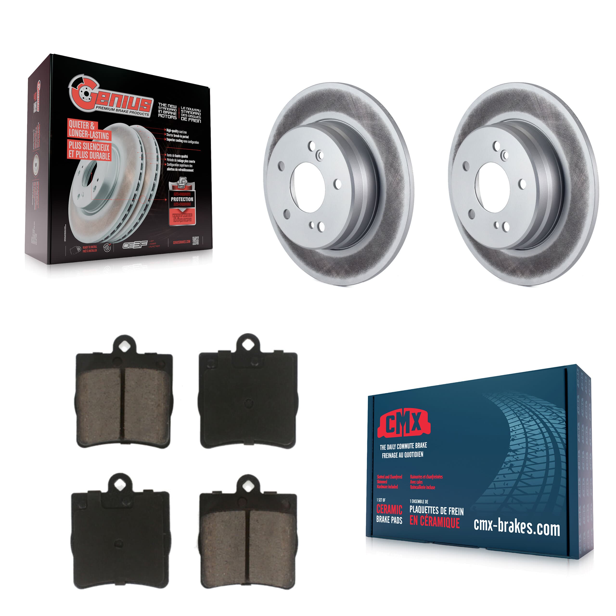 Transit Auto - KGC-101721 - Rear Disc Brake Kits image 1