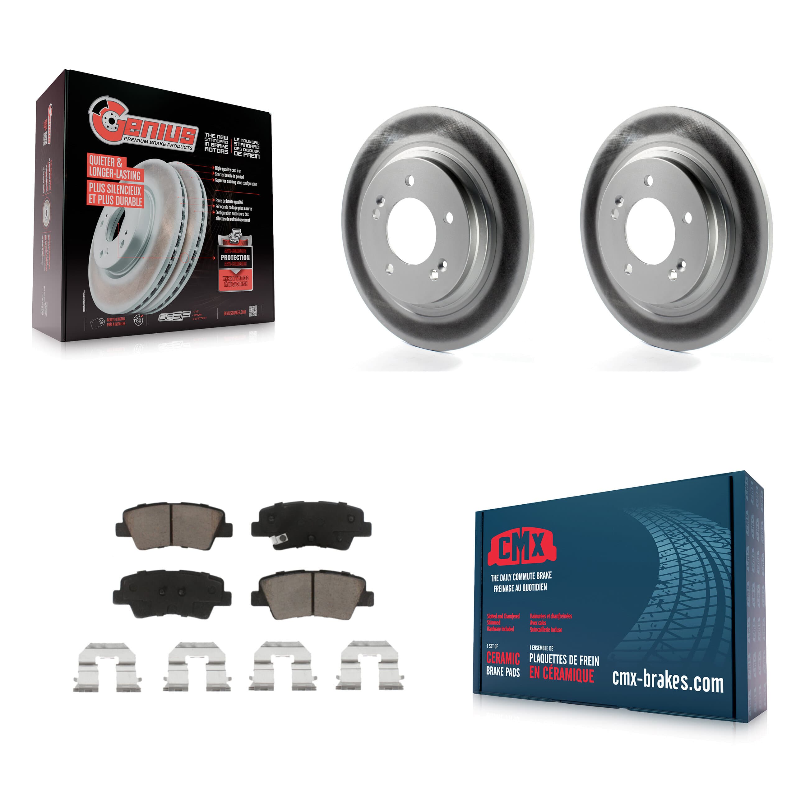 Transit Auto - KGC-101727 - Rear Disc Brake Kits image 1