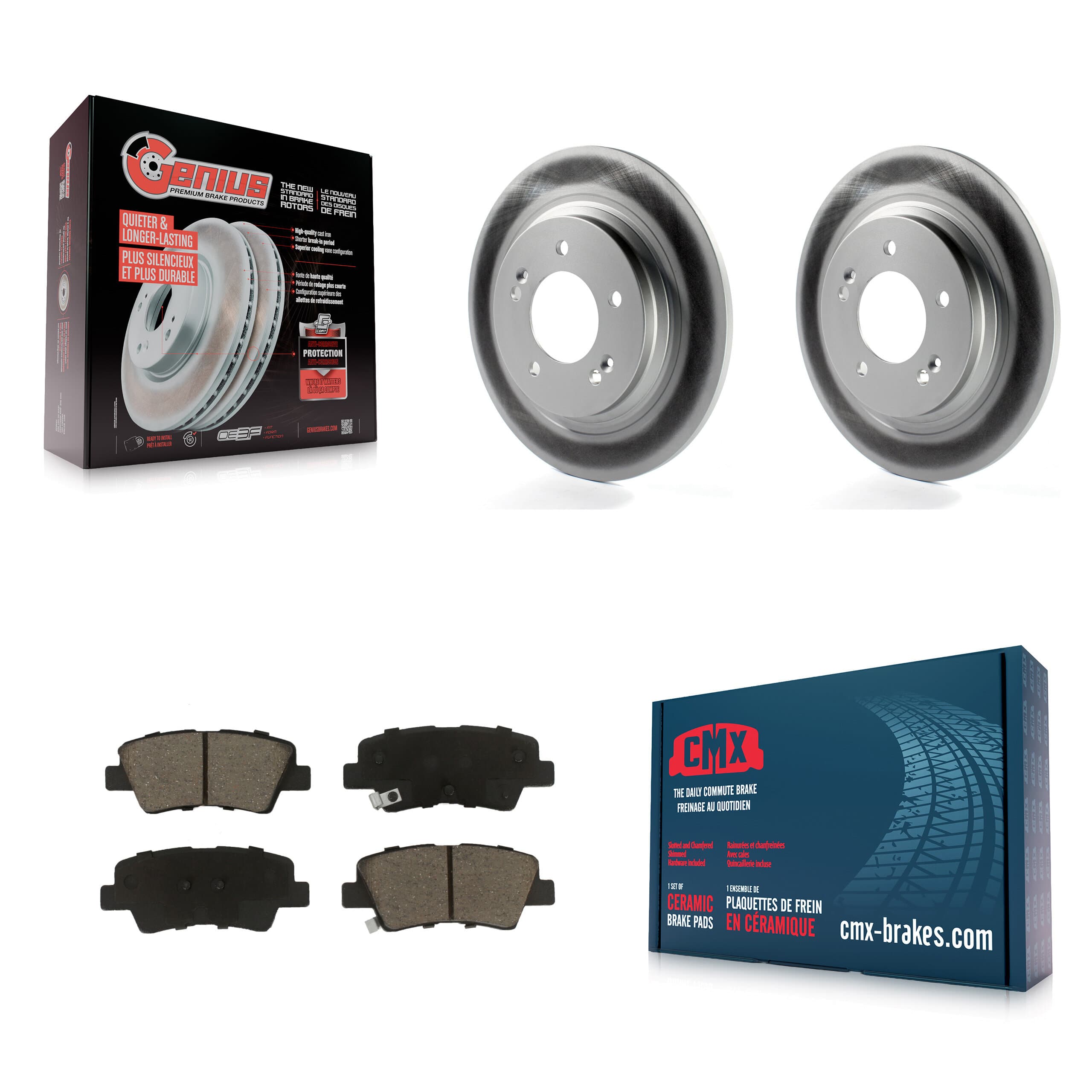Transit Auto - KGC-101729 - Rear Disc Brake Kits image 1