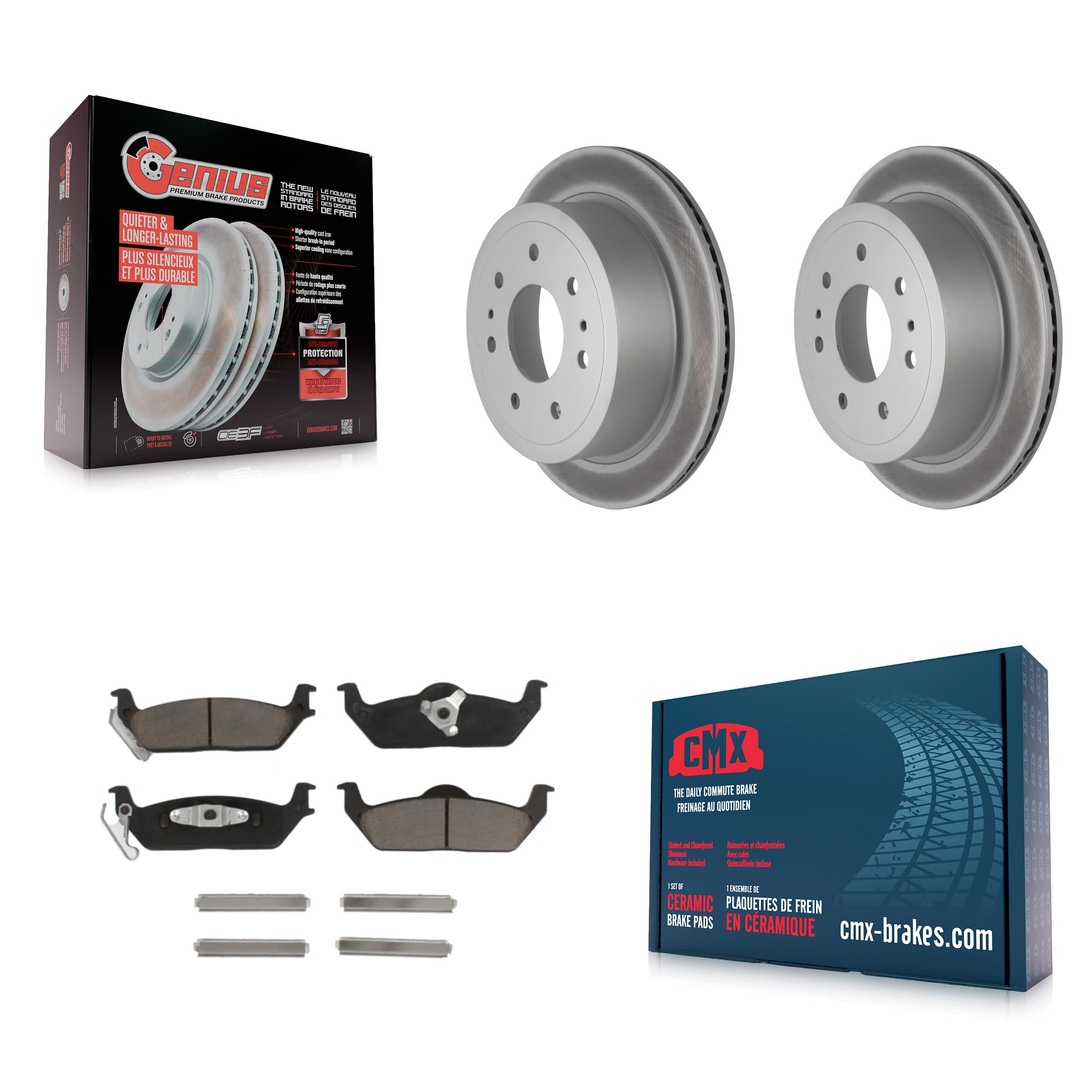 Transit Auto - KGC-101737 - Rear Disc Brake Kits image 1