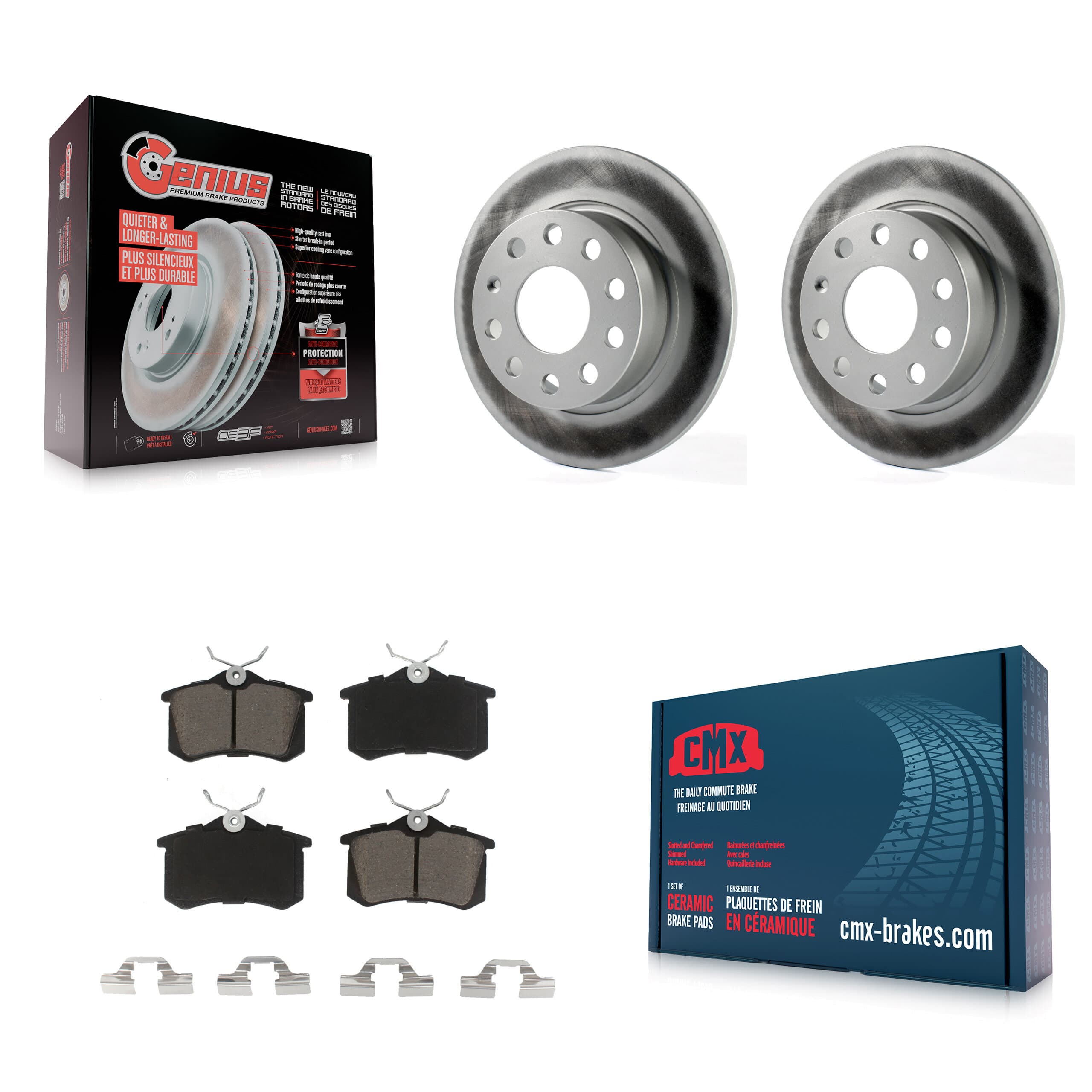 Transit Auto - KGC-101747 - Rear Disc Brake Kits image 1