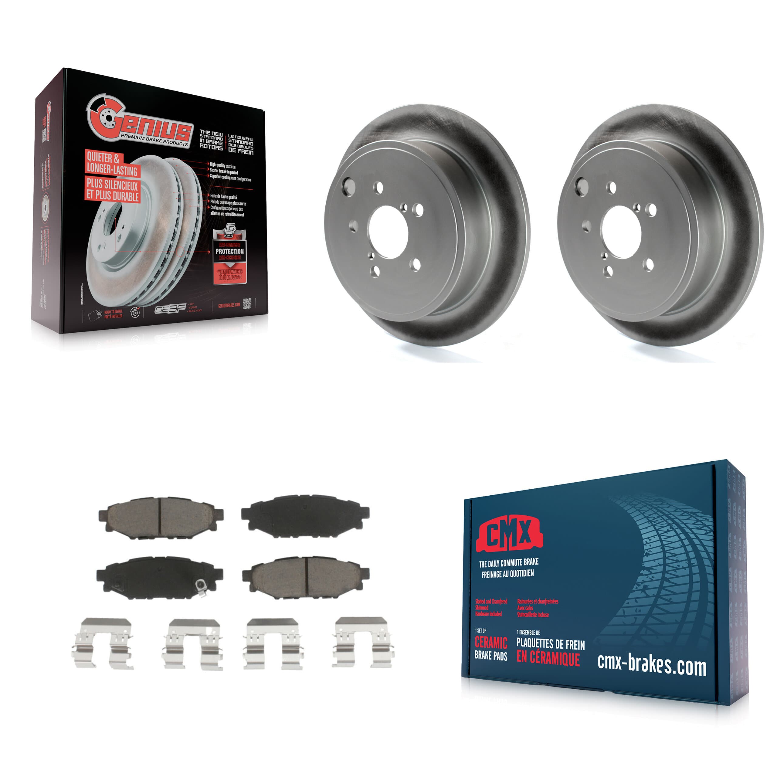 Transit Auto - KGC-101782 - Rear Disc Brake Kits image 1