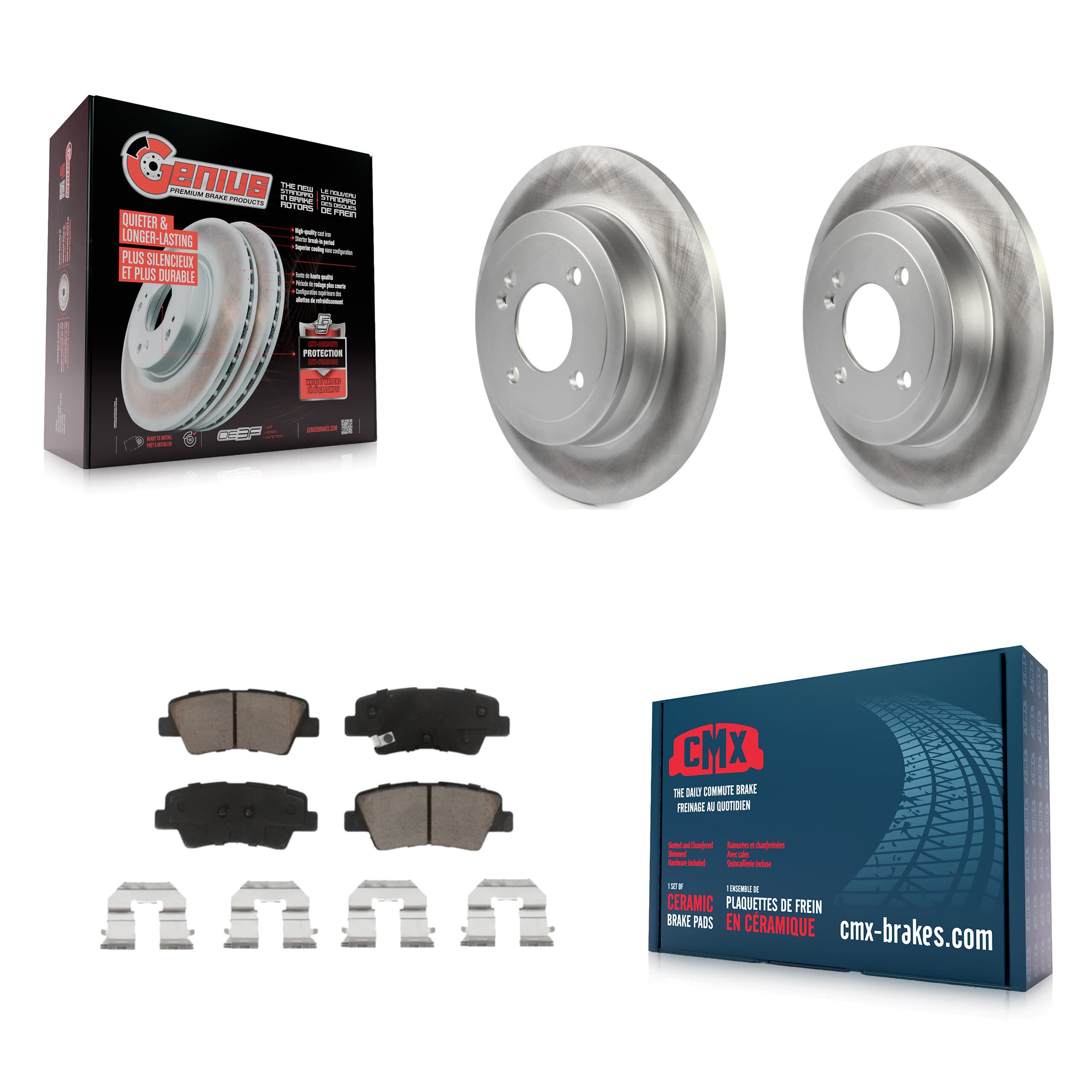 Transit Auto - KGC-101784 - Rear Disc Brake Kits image 1
