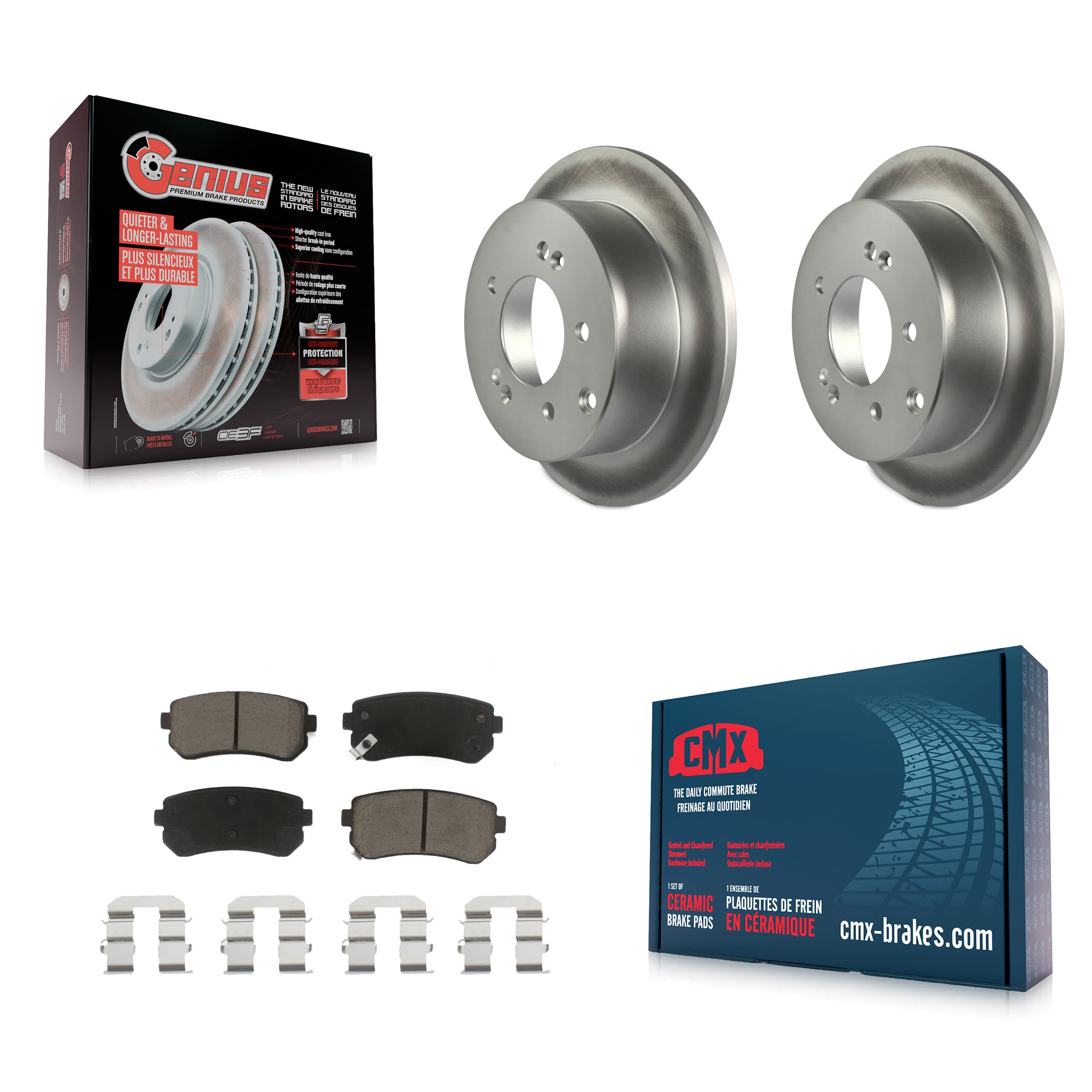 Transit Auto - KGC-101827 - Rear Disc Brake Kits image 1
