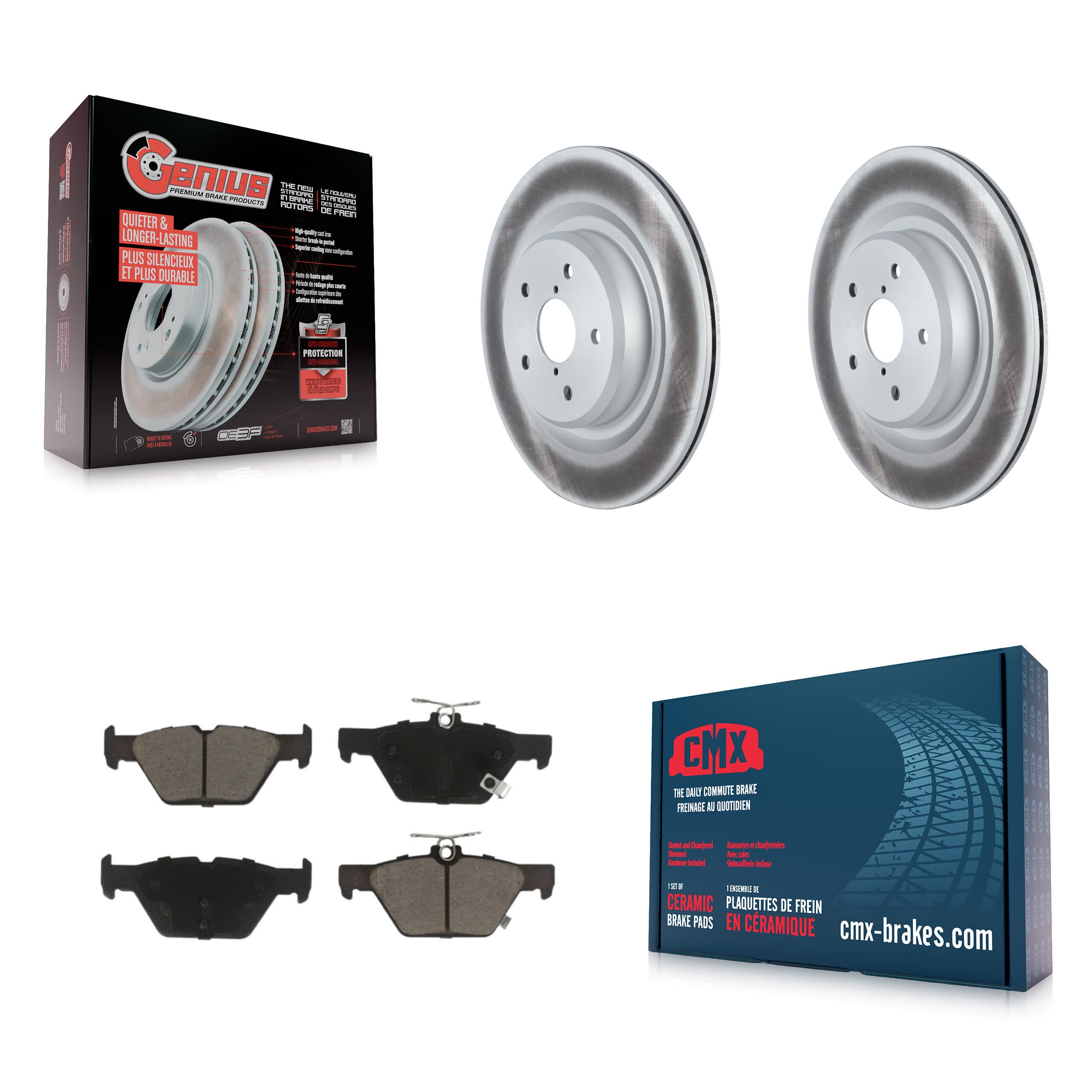 Transit Auto - KGC-101848 - Rear Disc Brake Kits image 1