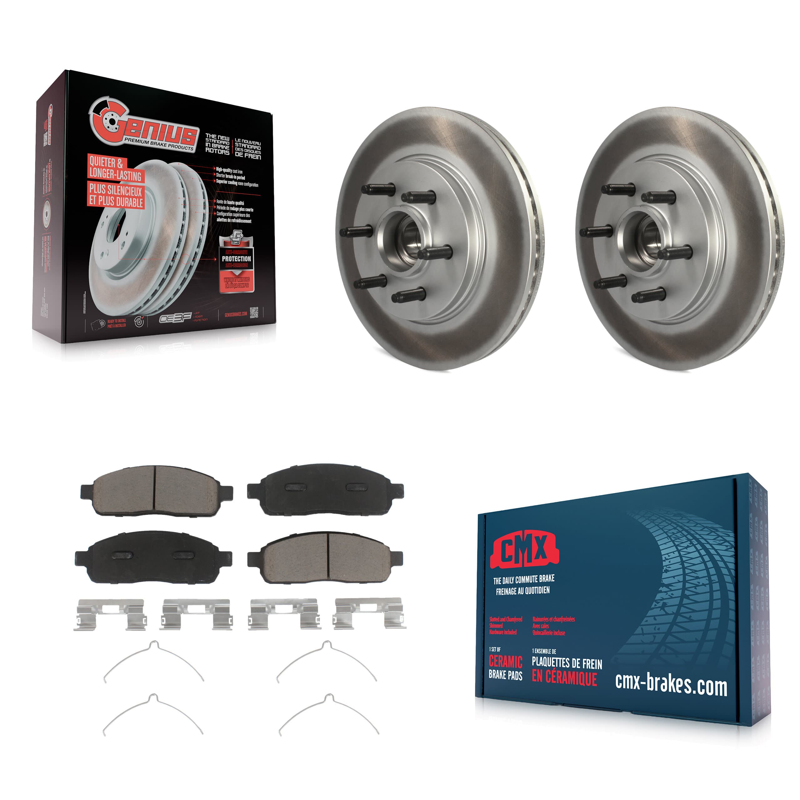 Transit Auto - KGC-102044 - Front Disc Brake Kits image 1
