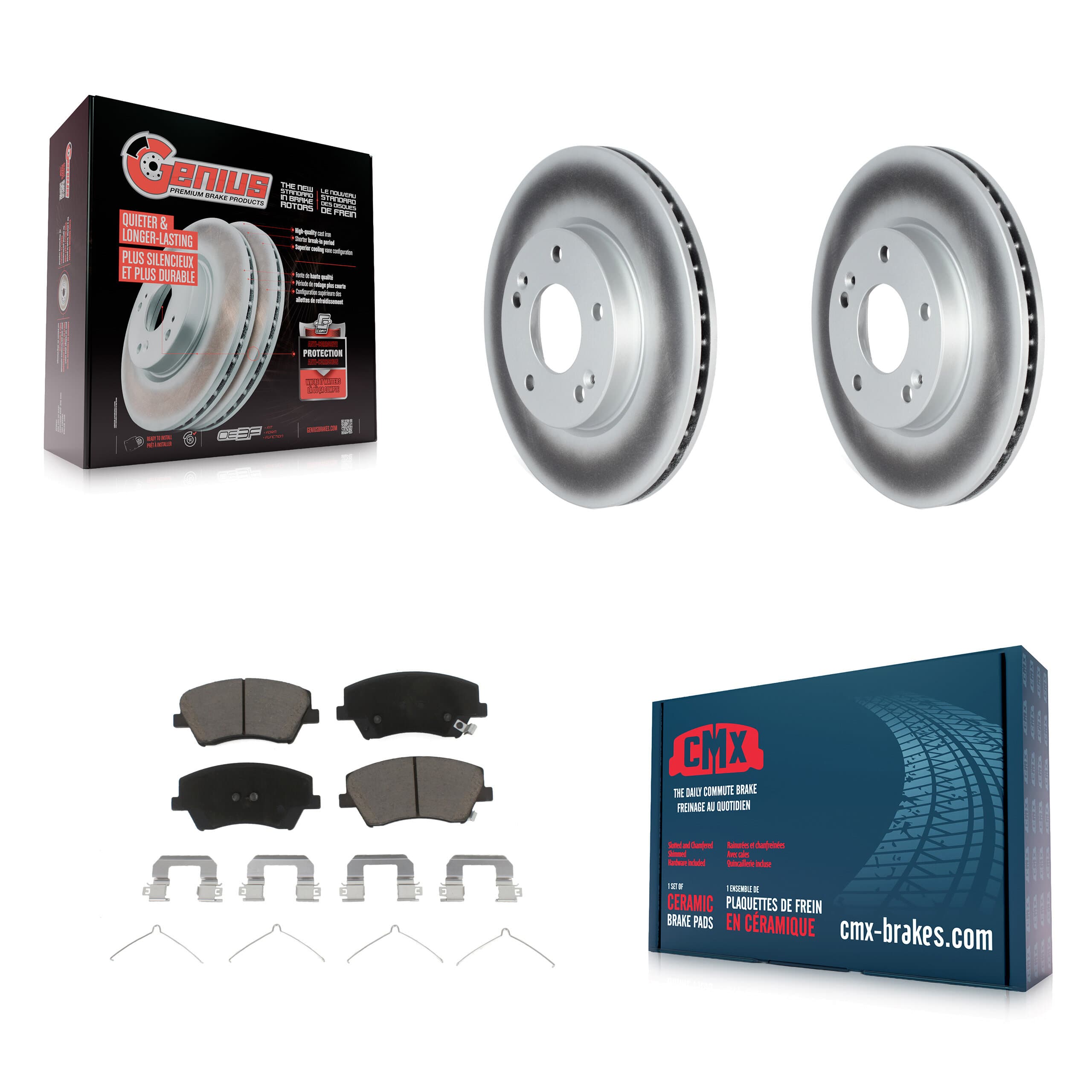 Transit Auto - KGC-102140 - Front Disc Brake Kits image 1