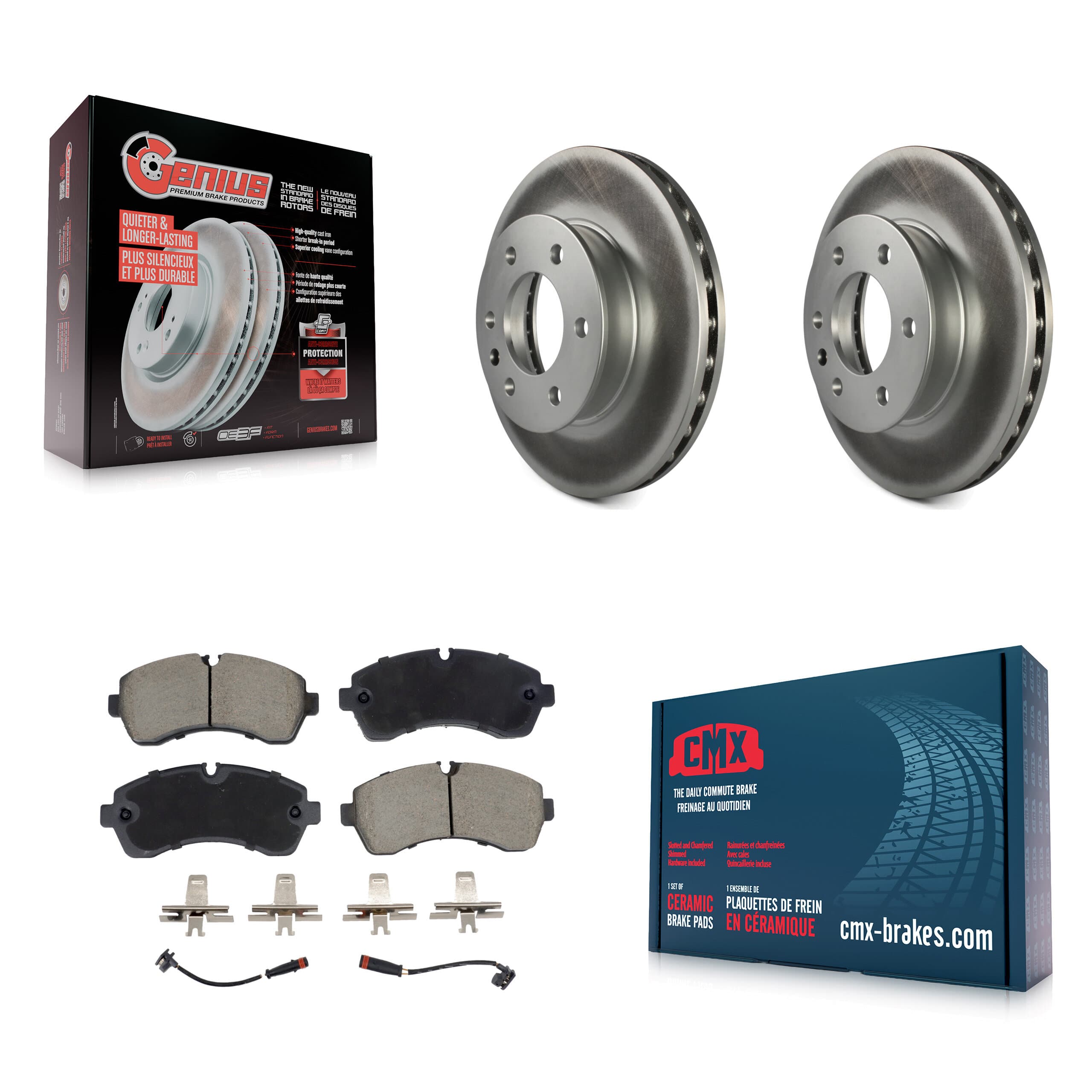 Transit Auto - KGC-102591 - Front Disc Brake Kits image 1