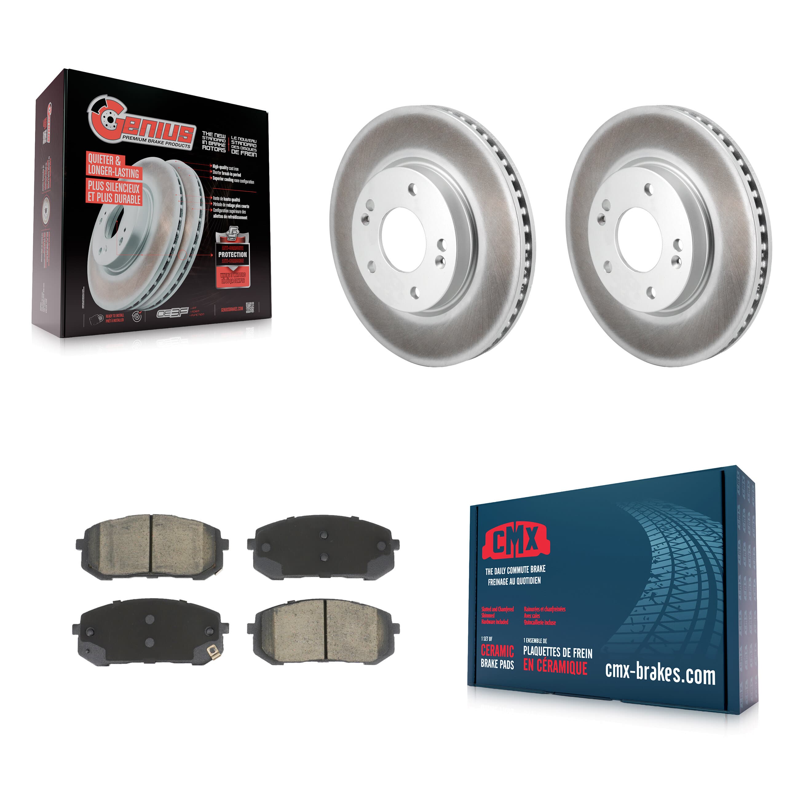 Transit Auto - KGC-102595 - Front Disc Brake Kits image 1