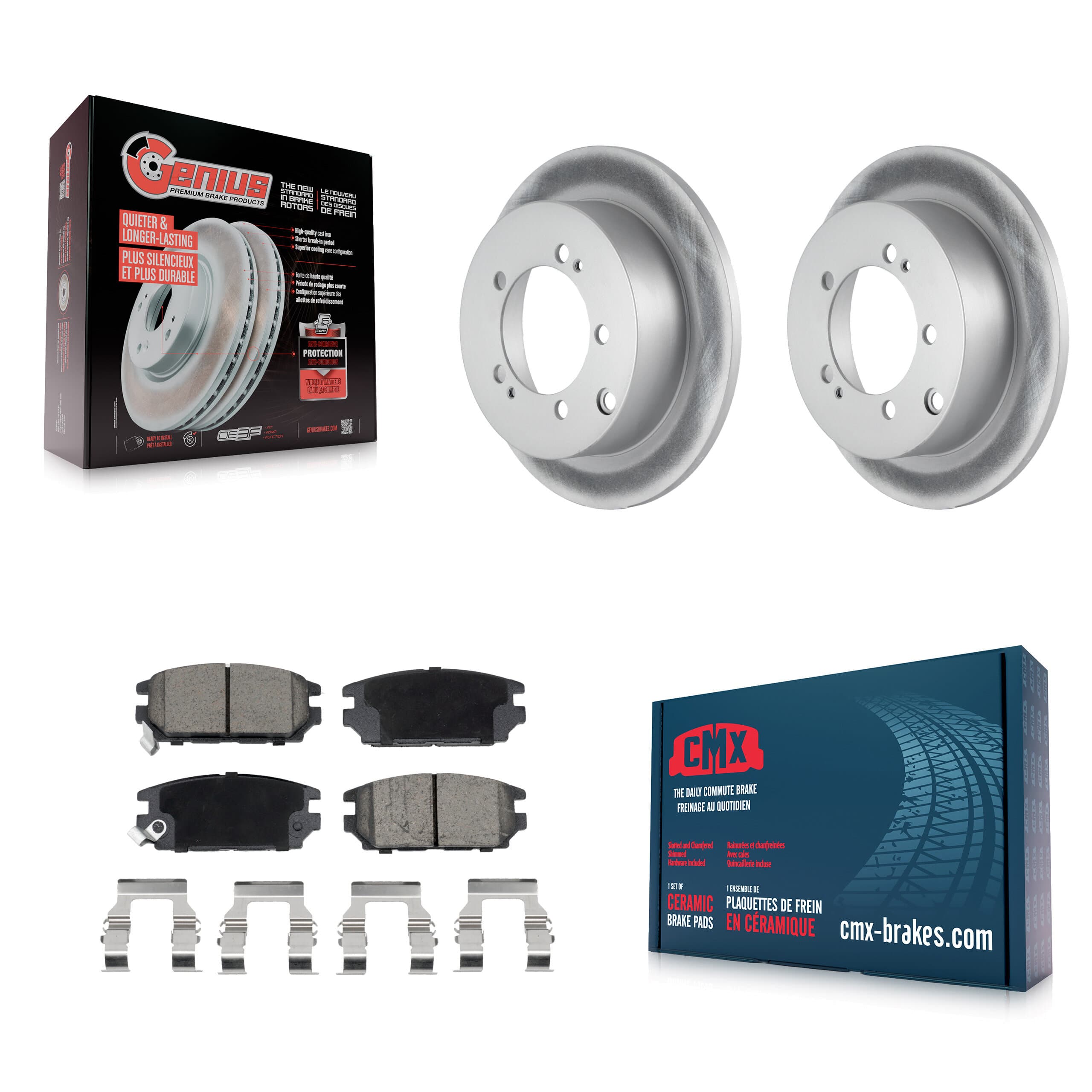 Transit Auto - KGC-102837 - Rear Disc Brake Kits image 1