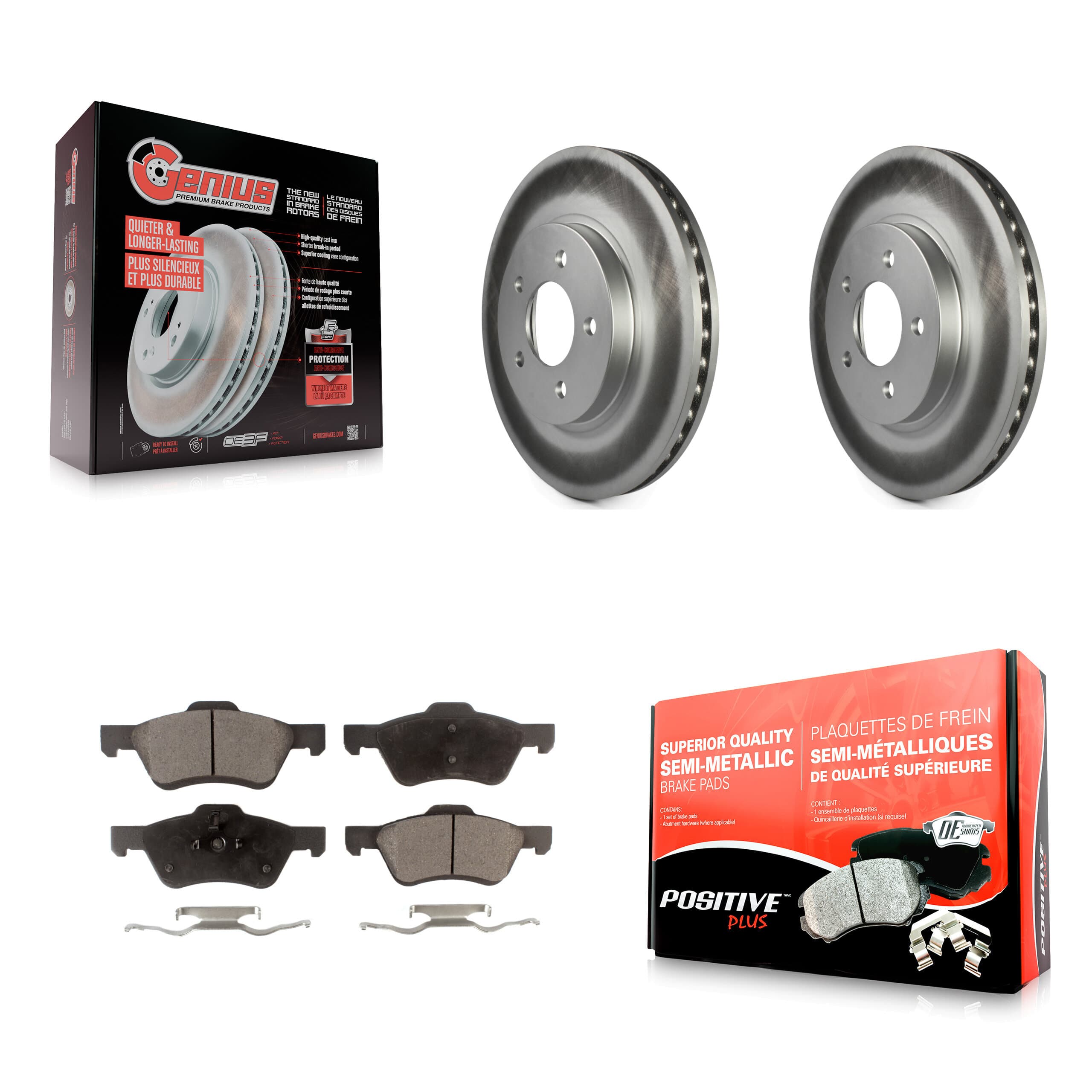 Transit Auto - KGF-100093 - Front Disc Brake Kits image 1
