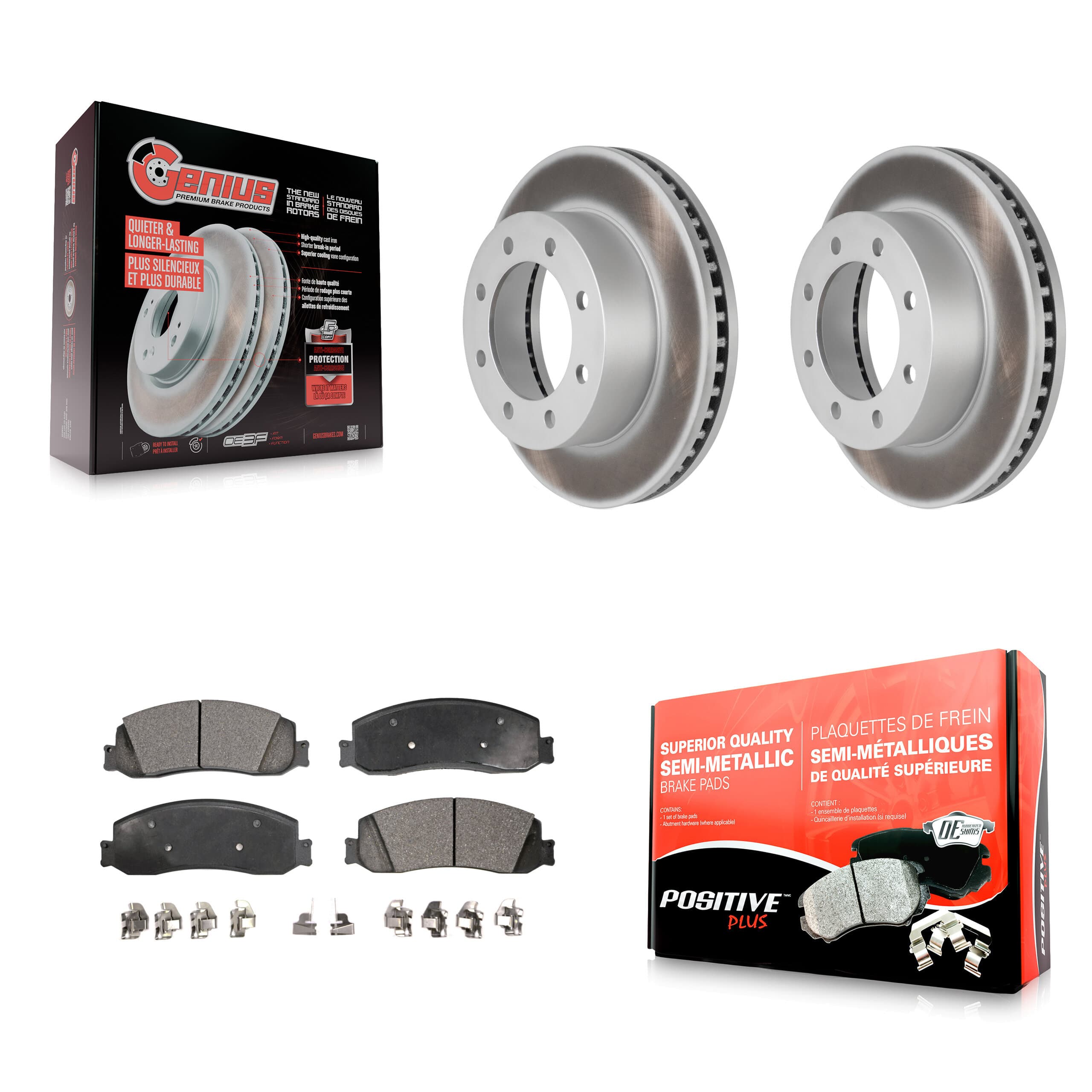 Transit Auto - KGF-100095 - Front Disc Brake Kits image 1