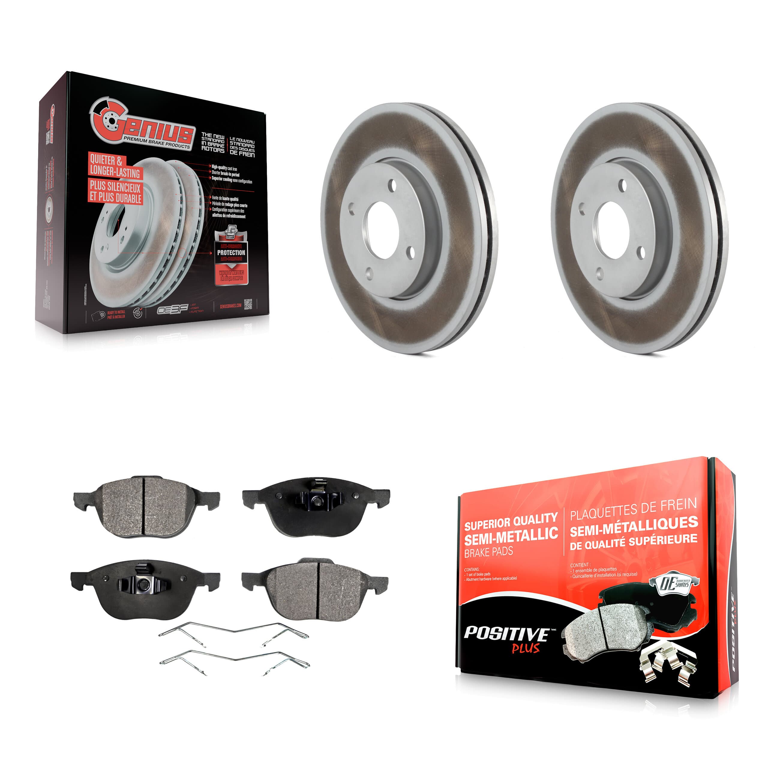 Transit Auto - KGF-100101 - Front Disc Brake Kits image 1