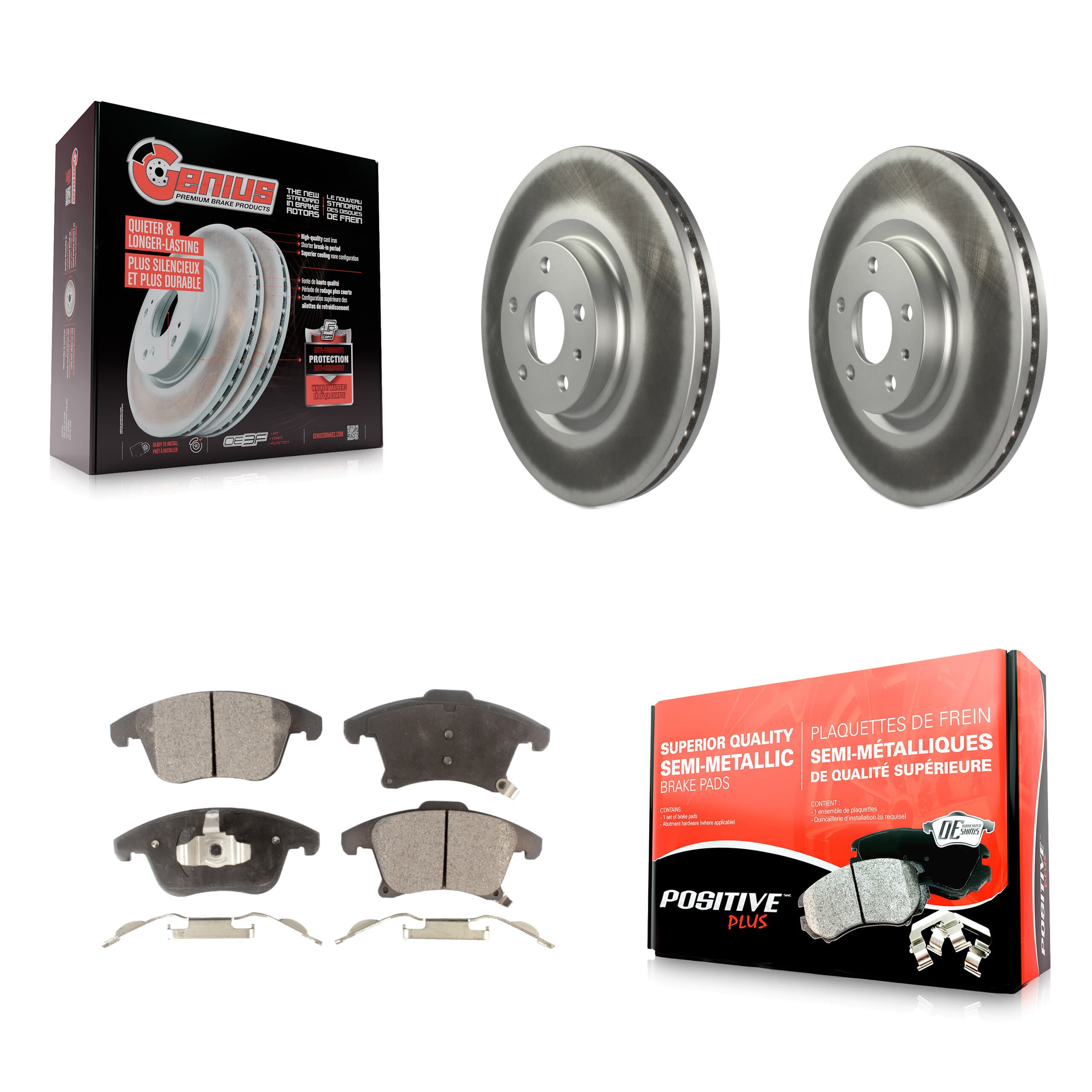 Transit Auto - KGF-100125 - Front Disc Brake Kits image 1