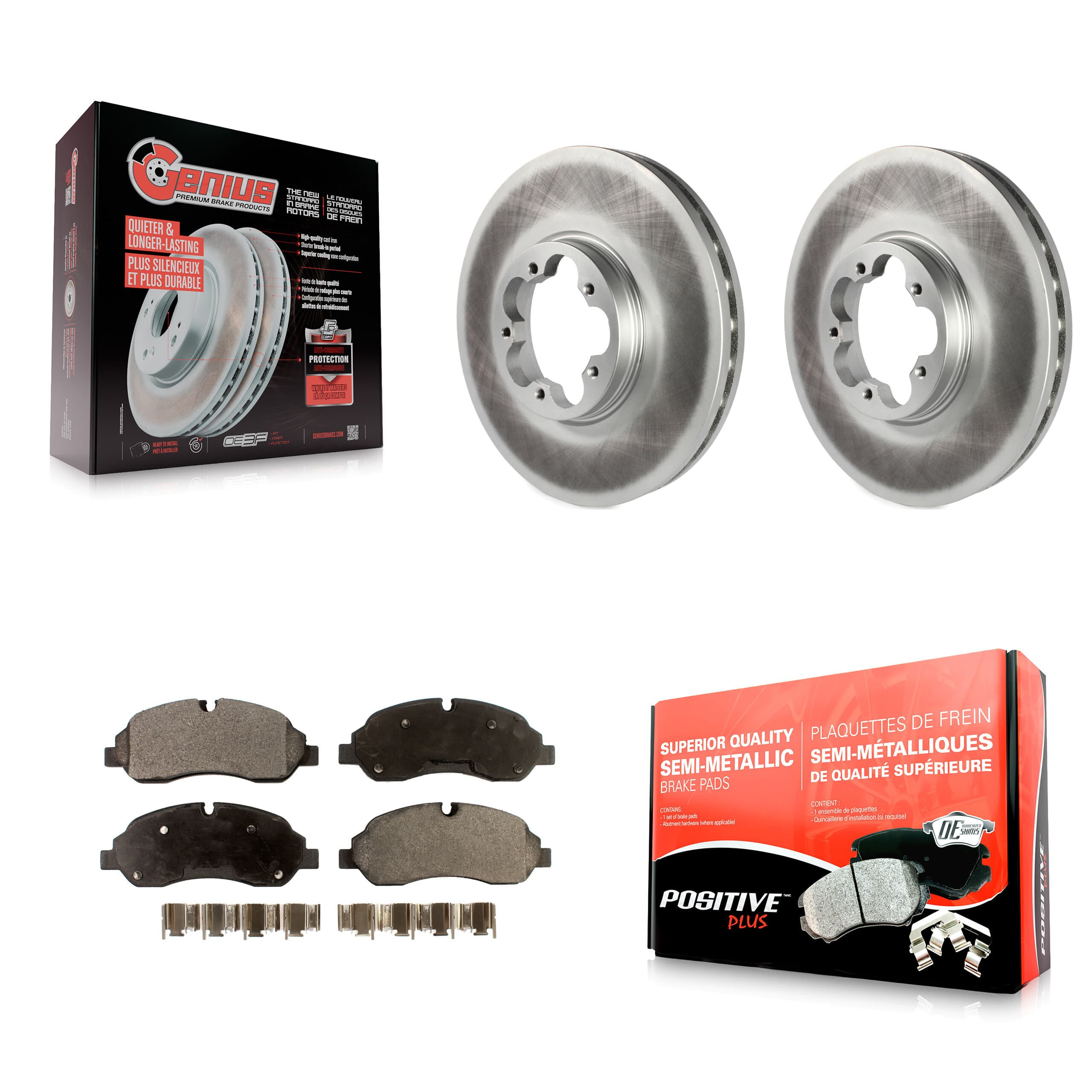 Transit Auto - KGF-100127 - Front Disc Brake Kits image 1
