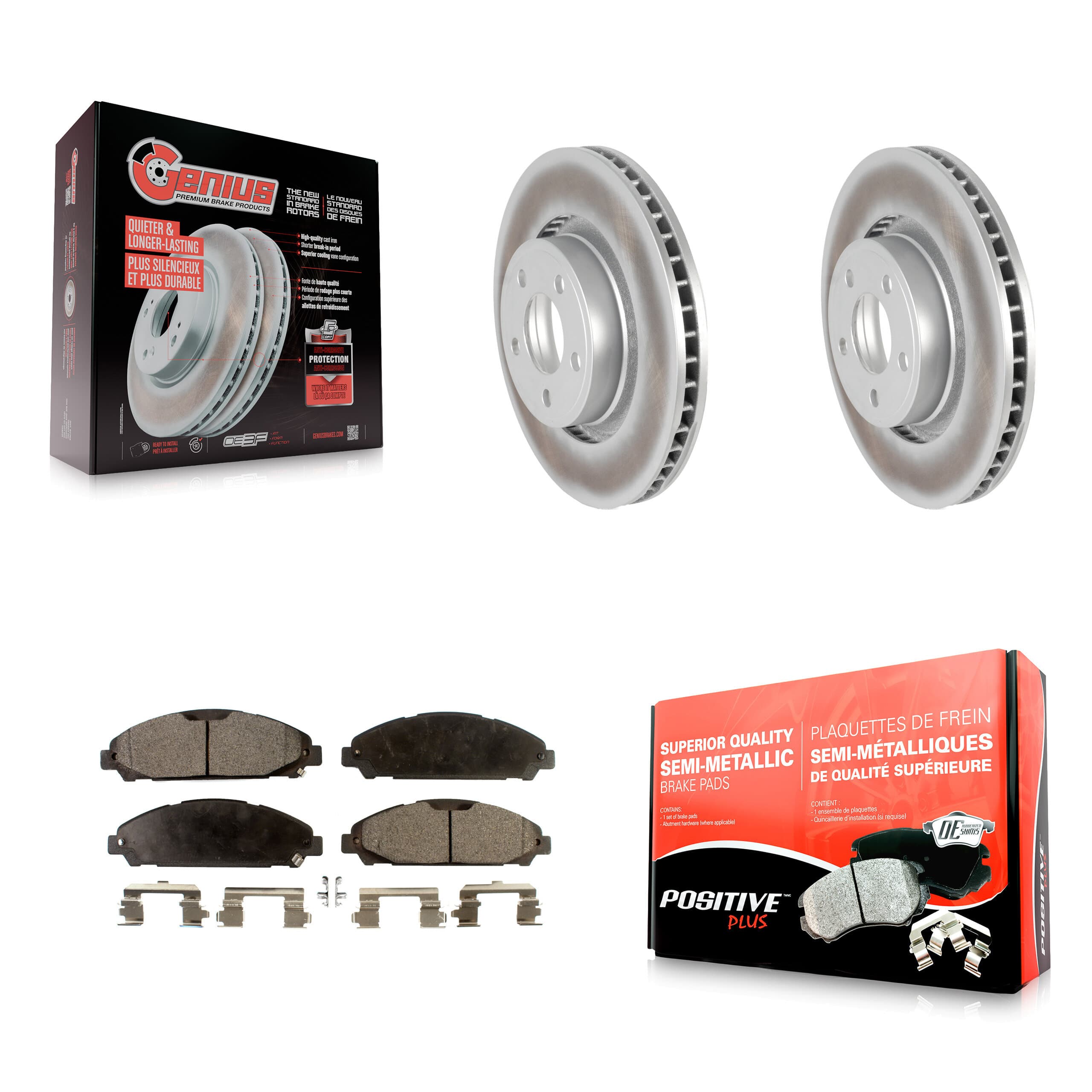 Transit Auto - KGF-100128 - Front Disc Brake Kits image 1