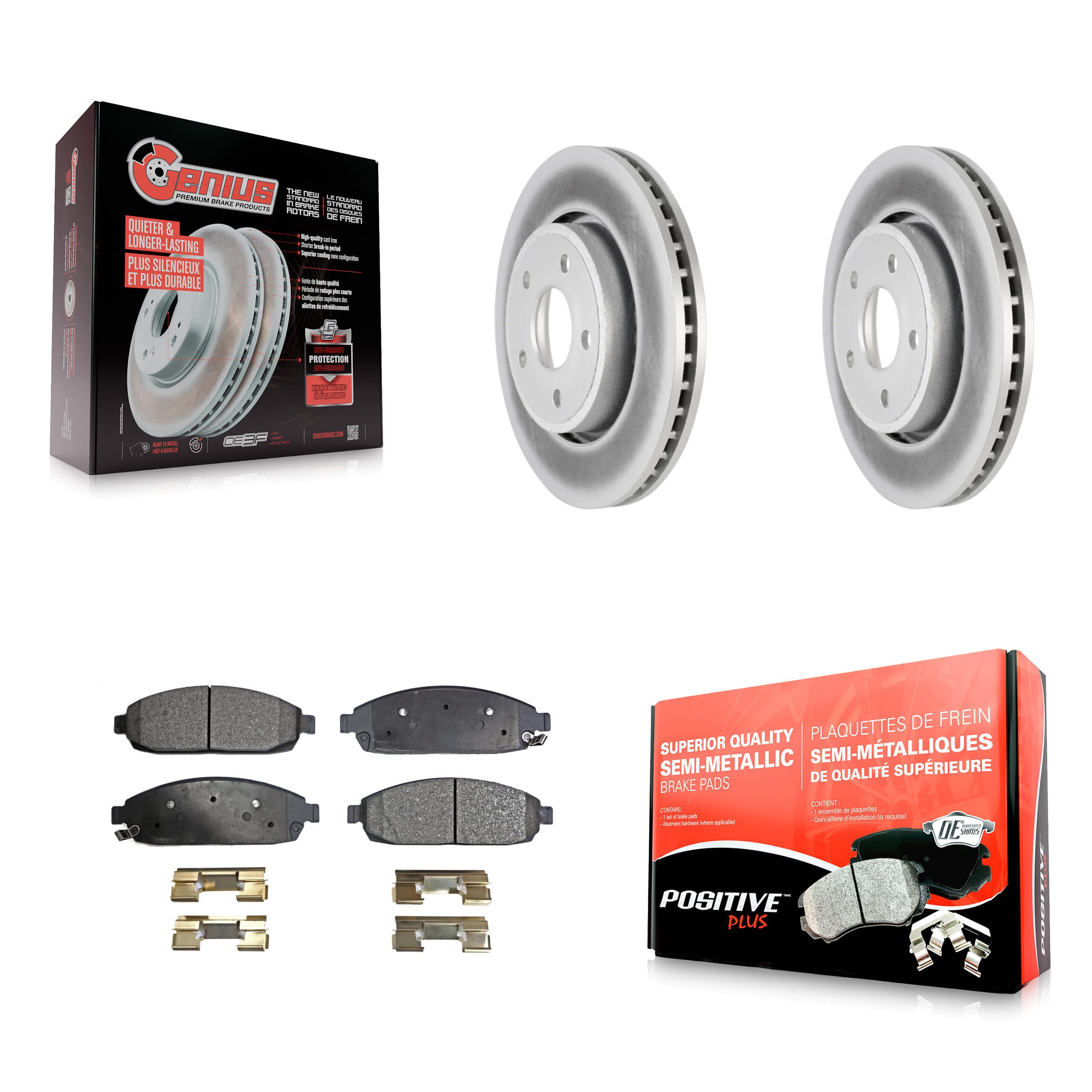 Transit Auto - KGF-100155 - Front Disc Brake Kits image 1