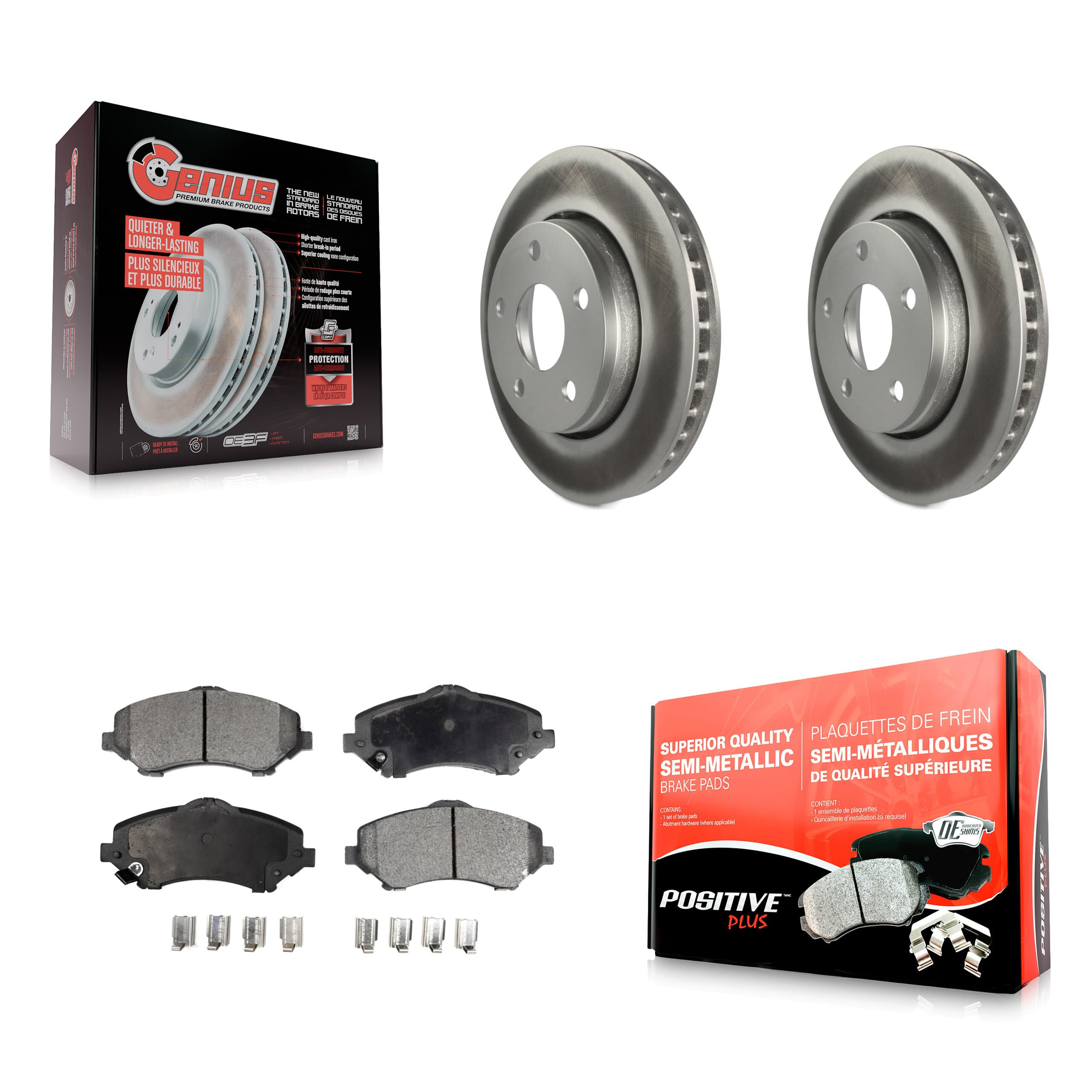 Transit Auto - KGF-100160 - Front Disc Brake Kits image 1