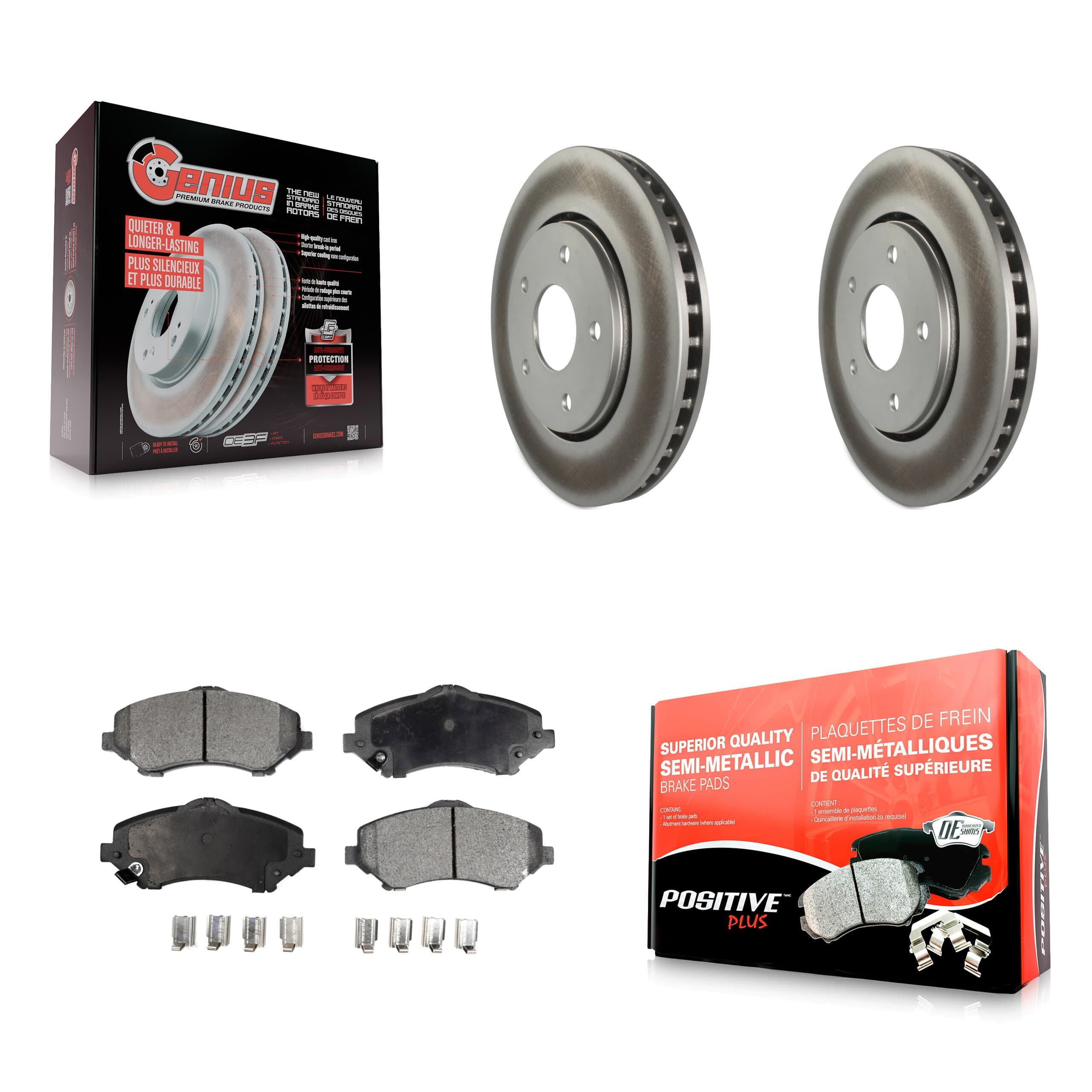 Transit Auto - KGF-100163 - Front Disc Brake Kits image 1