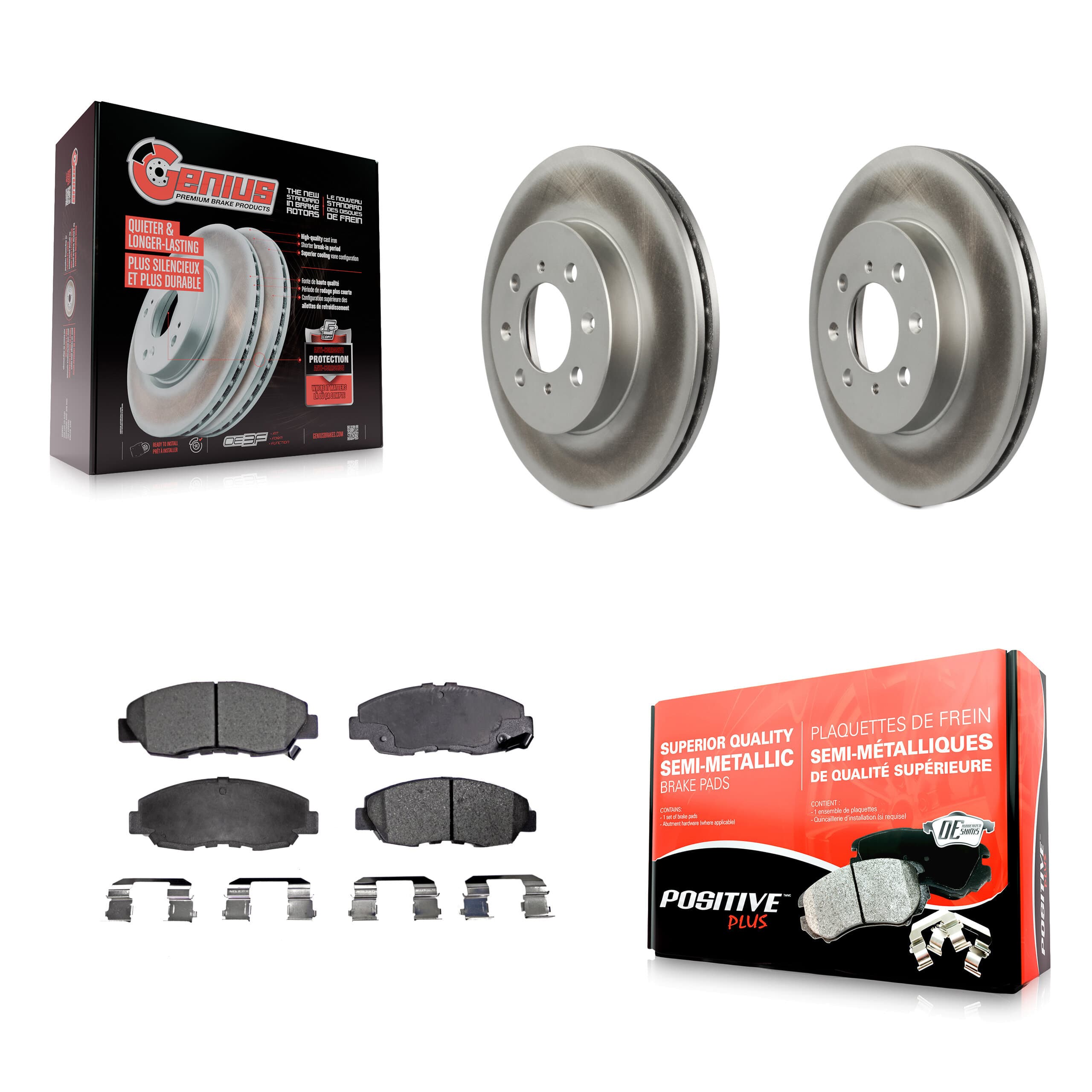 Transit Auto - KGF-100180 - Front Disc Brake Kits image 1