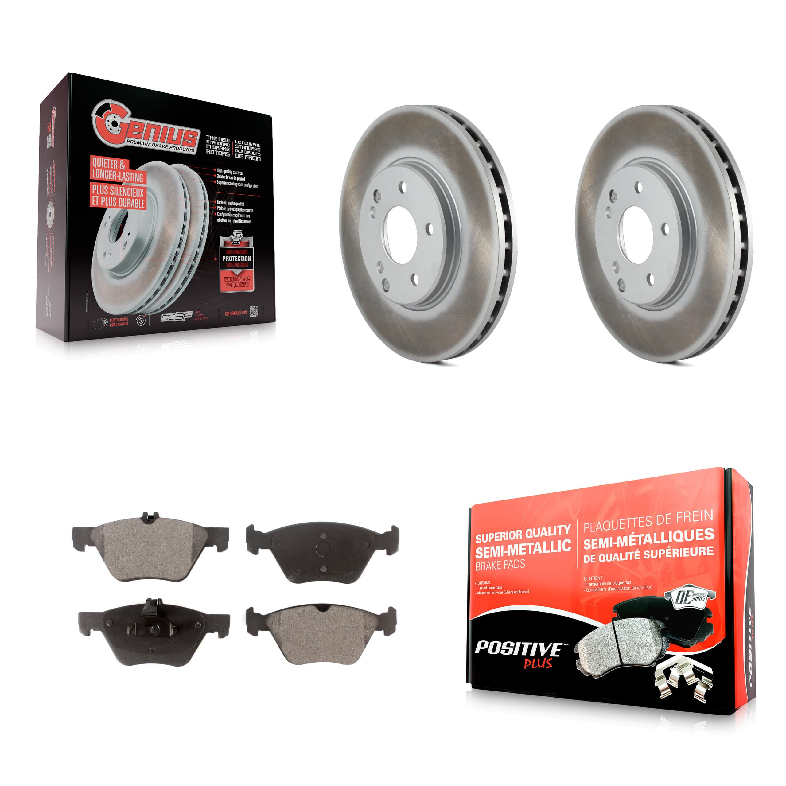 Transit Auto - KGF-100215 - Front Disc Brake Kits image 1
