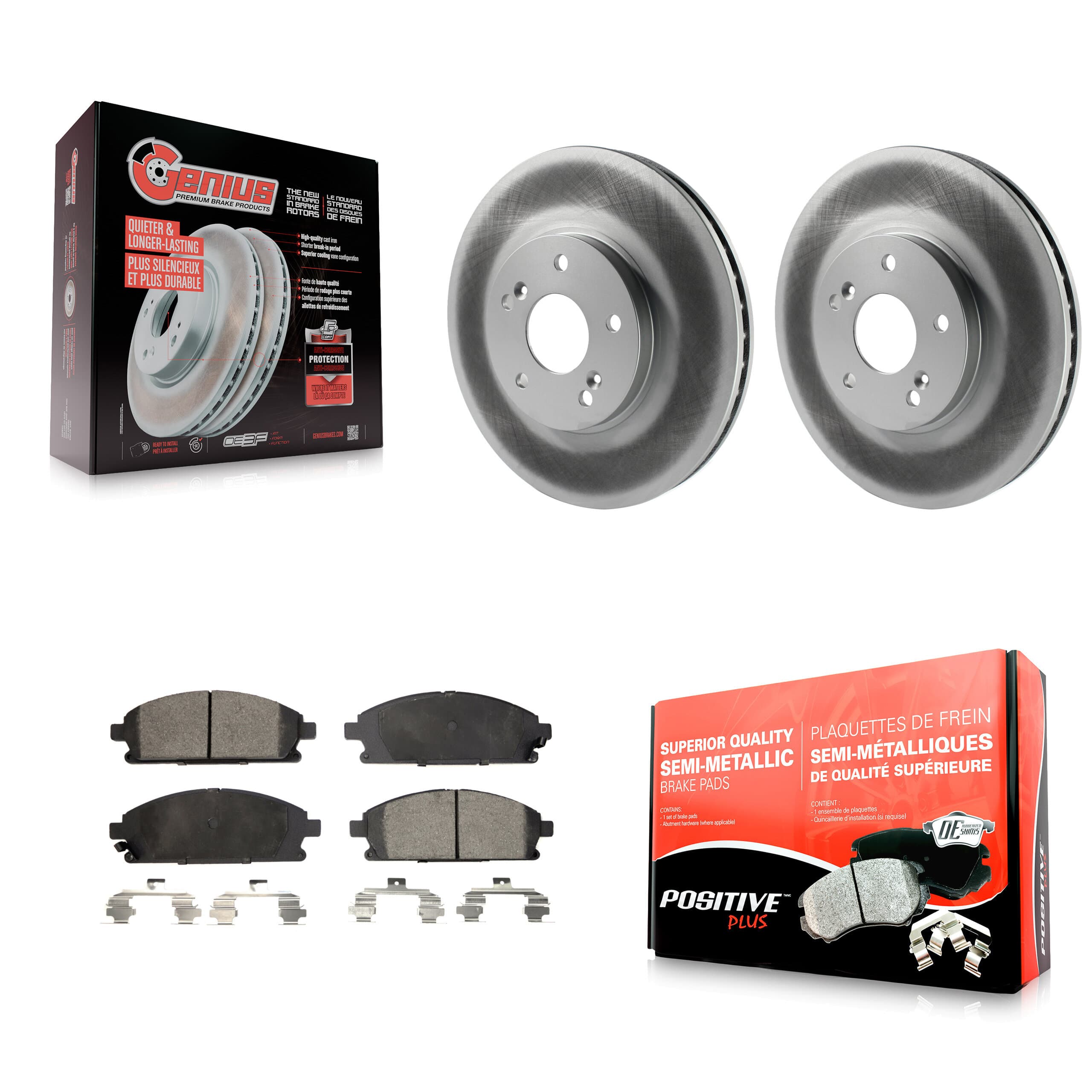 Transit Auto - KGF-100222 - Front Disc Brake Kits image 1