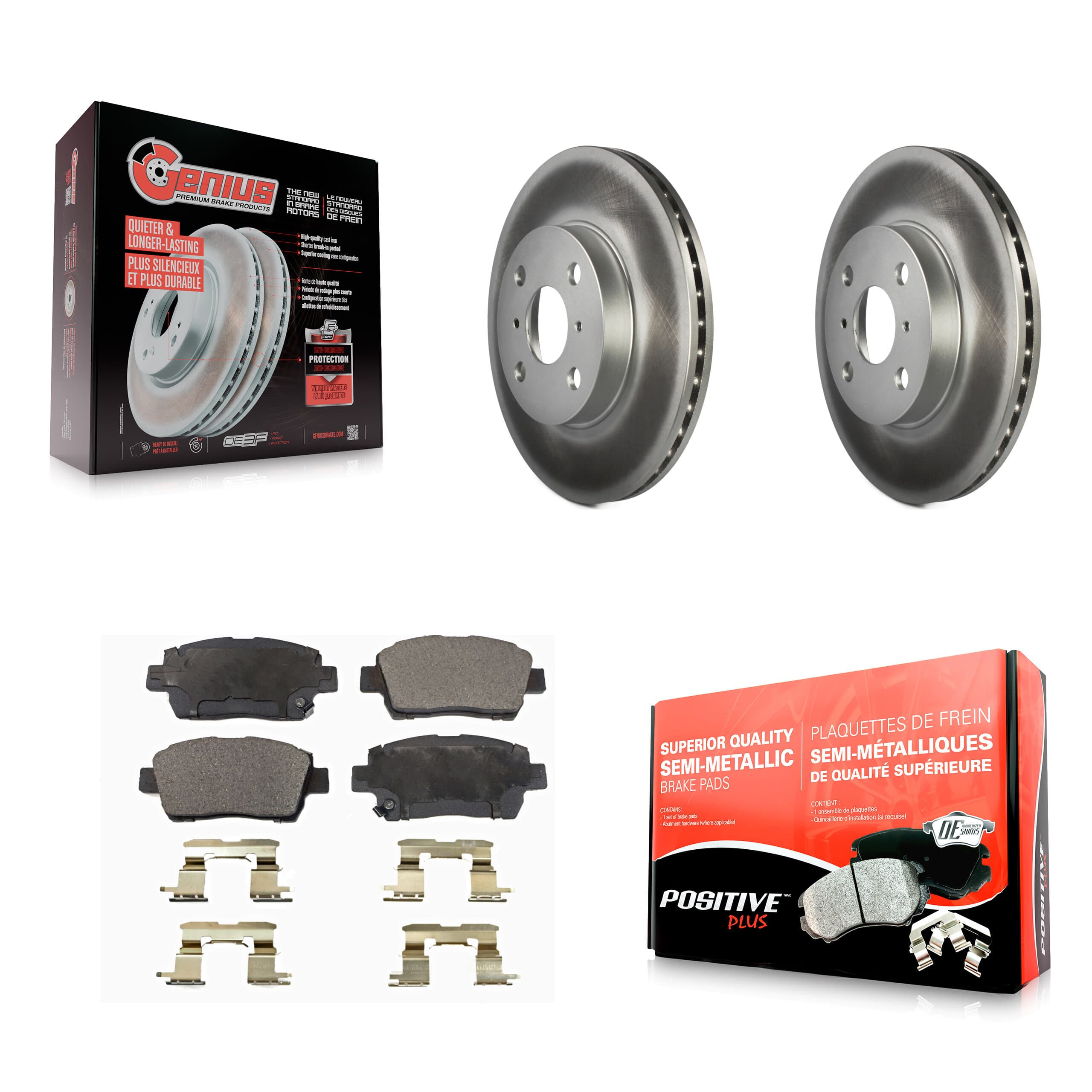 Transit Auto - KGF-100233 - Front Disc Brake Kits image 1