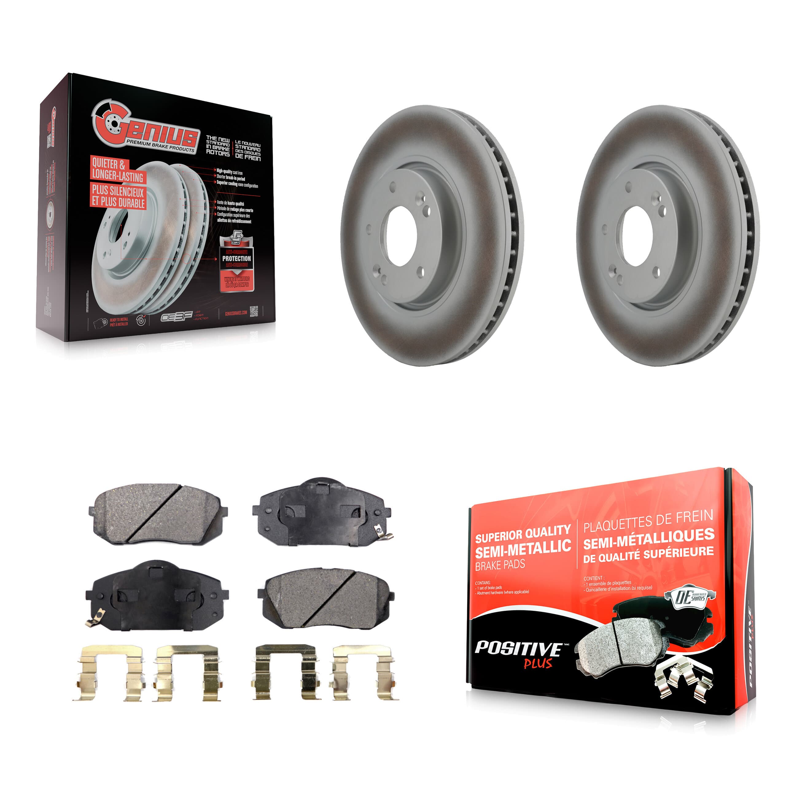 Transit Auto - KGF-100333 - Front Disc Brake Kits image 1