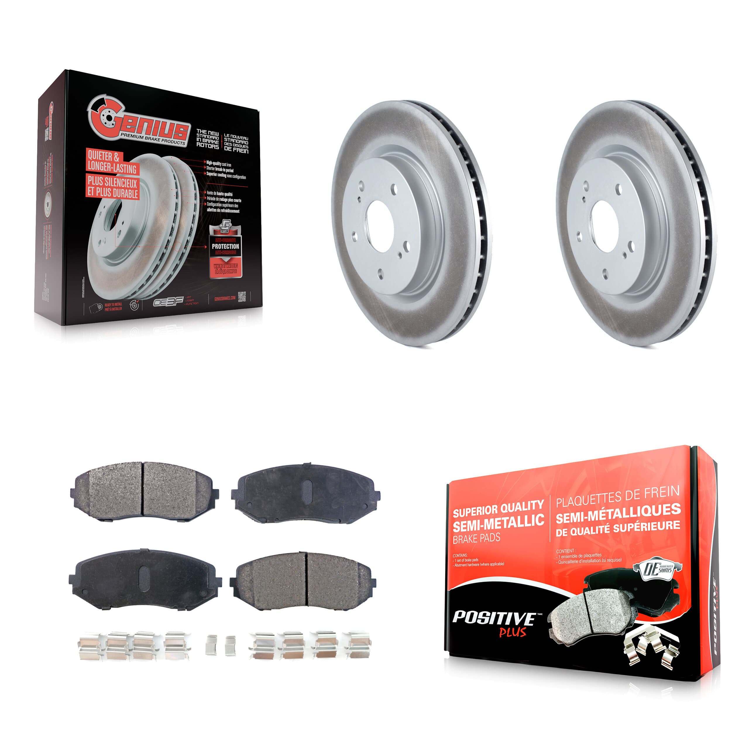 Transit Auto - KGF-100358 - Front Disc Brake Kits image 1