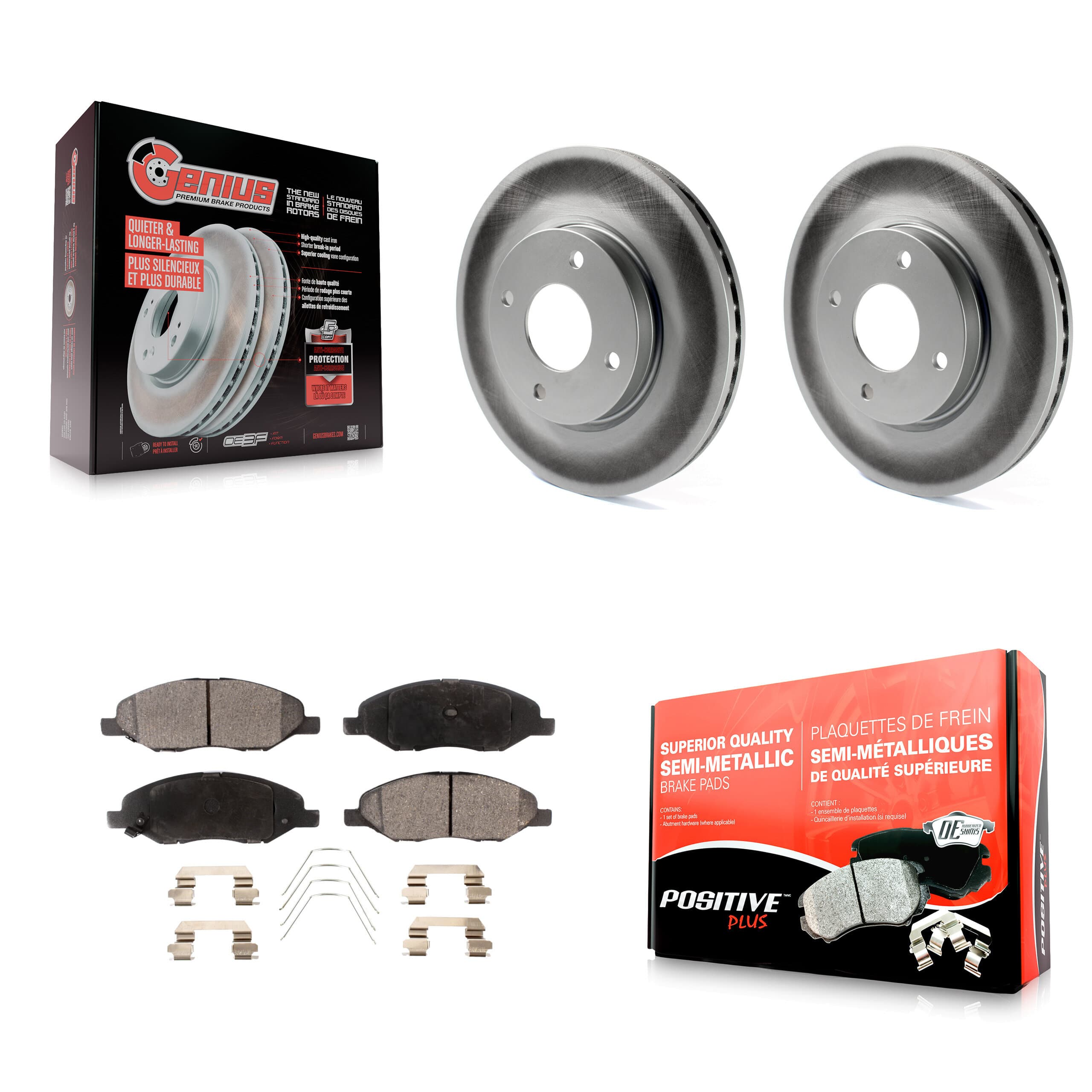 Transit Auto - KGF-100374 - Front Disc Brake Kits image 1