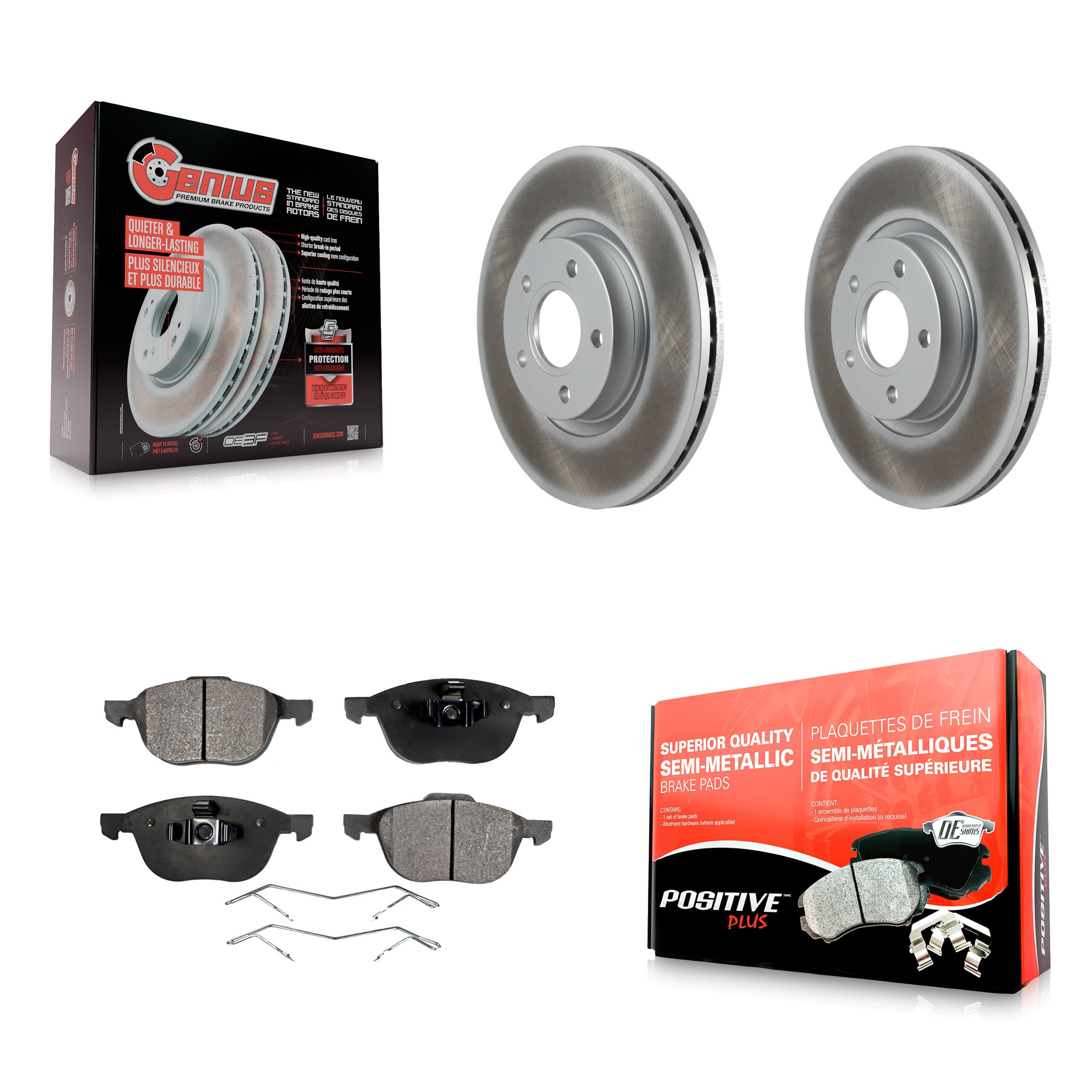 Transit Auto - KGF-100385 - Front Disc Brake Kits image 1