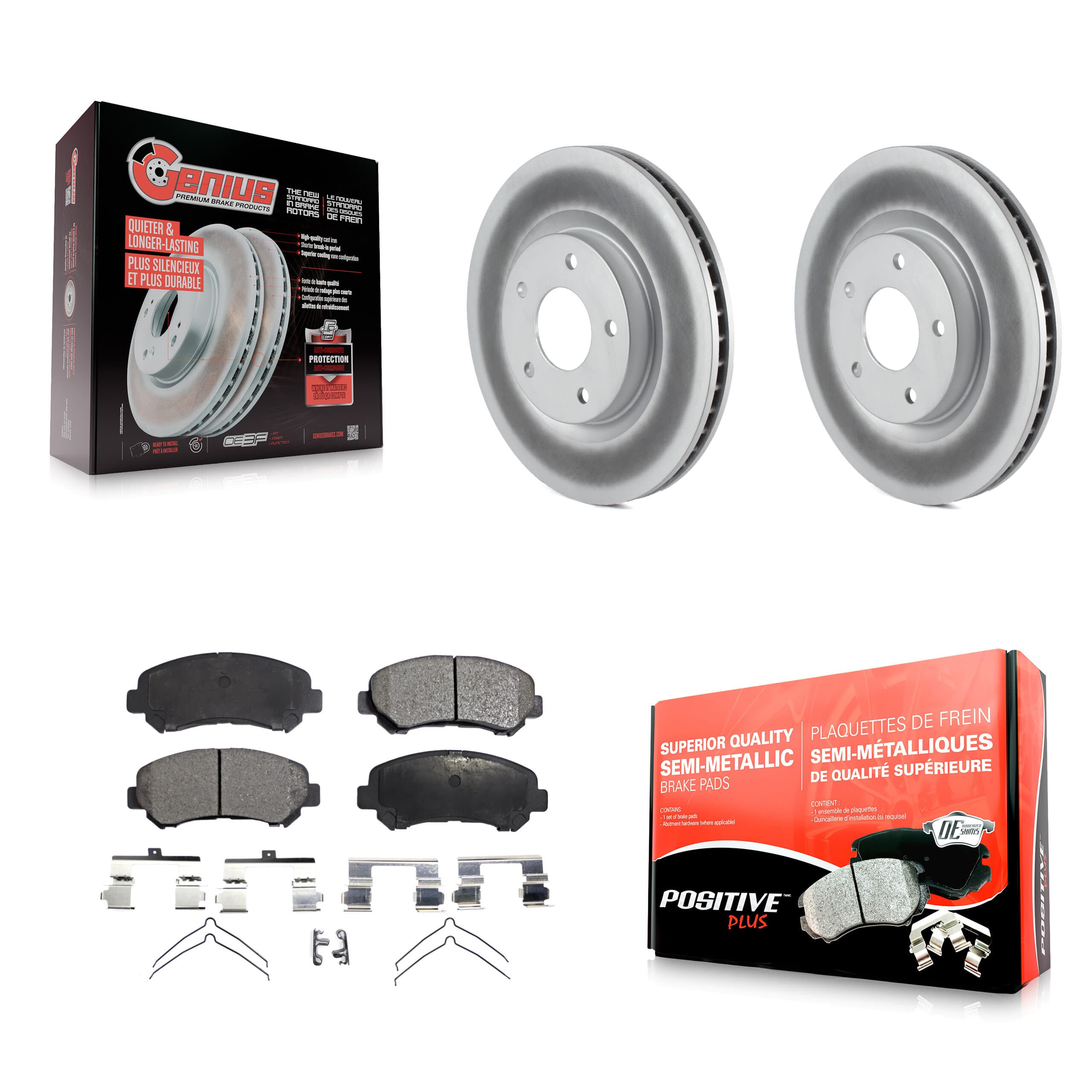 Transit Auto - KGF-100393 - Front Disc Brake Kits image 1