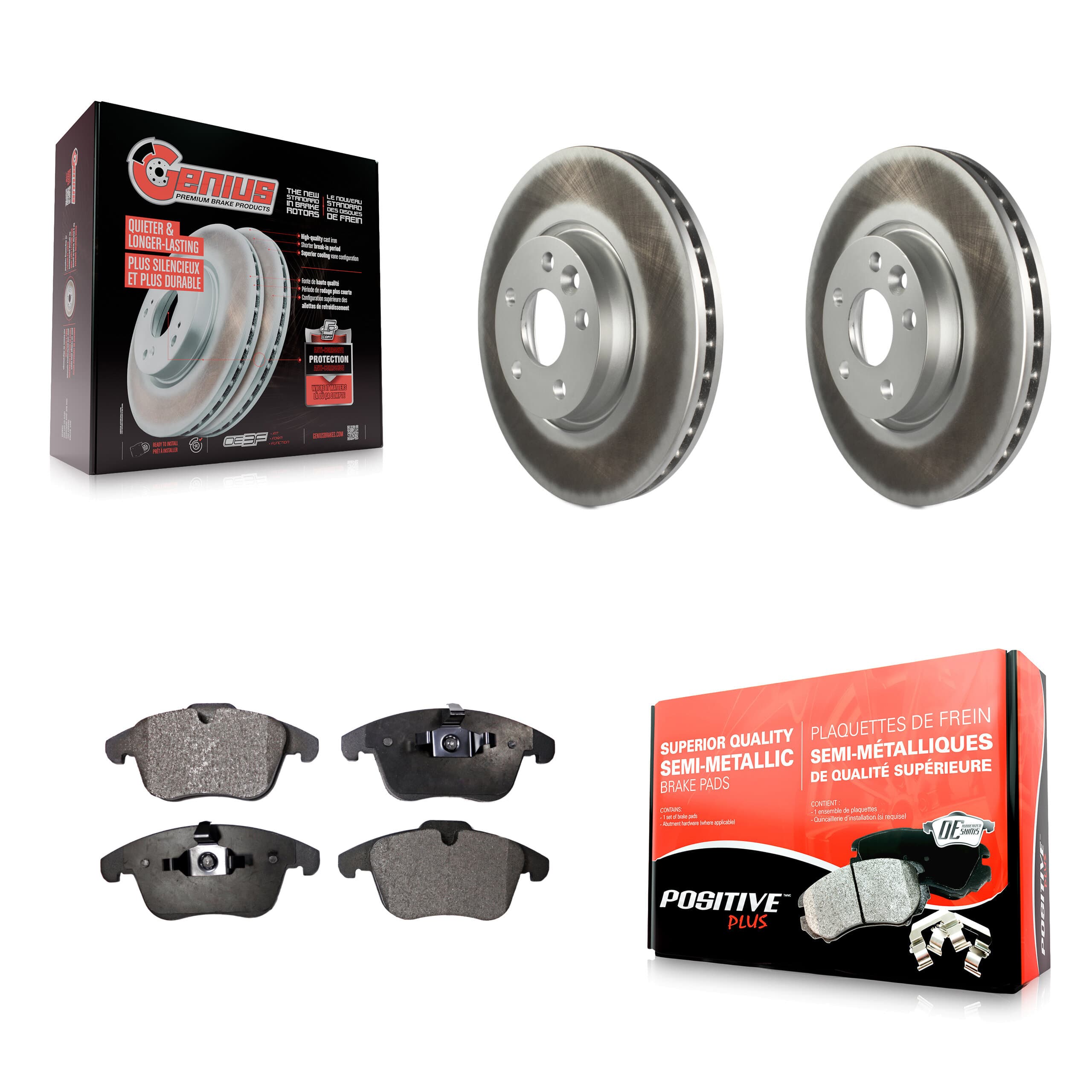Transit Auto - KGF-100419 - Front Disc Brake Kits image 1