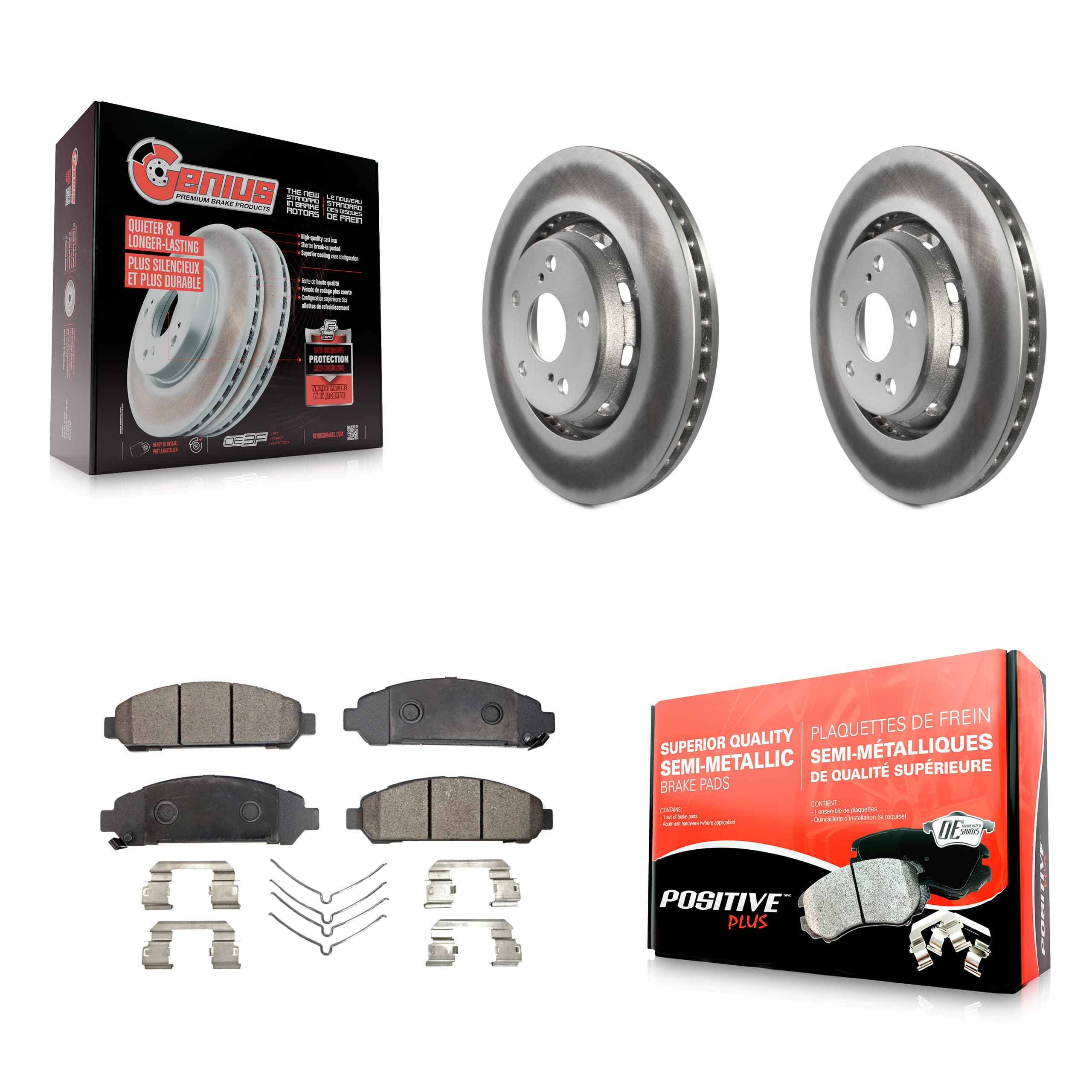 Transit Auto - KGF-100420 - Front Disc Brake Kits image 1