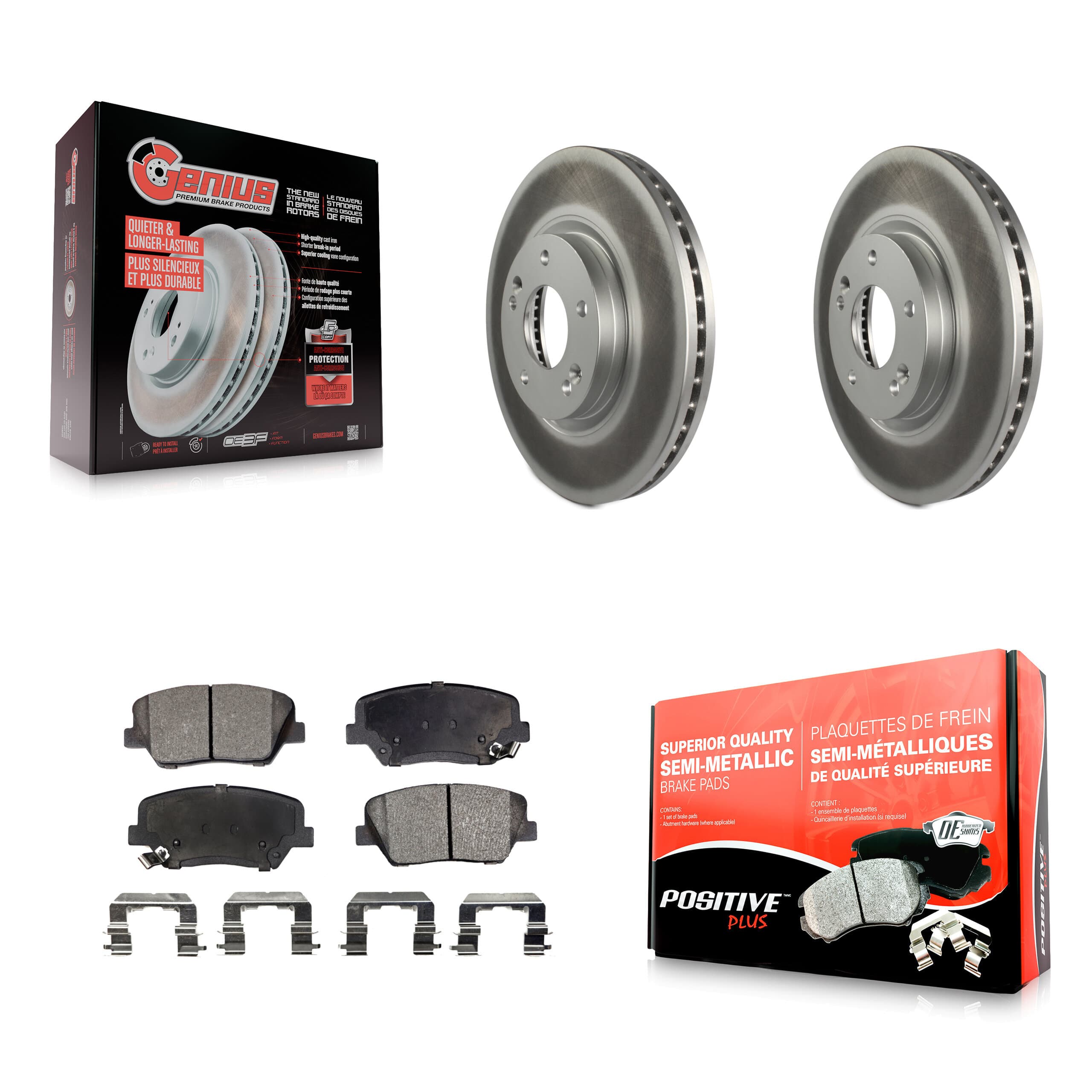 Transit Auto - KGF-100431 - Front Disc Brake Kits image 1