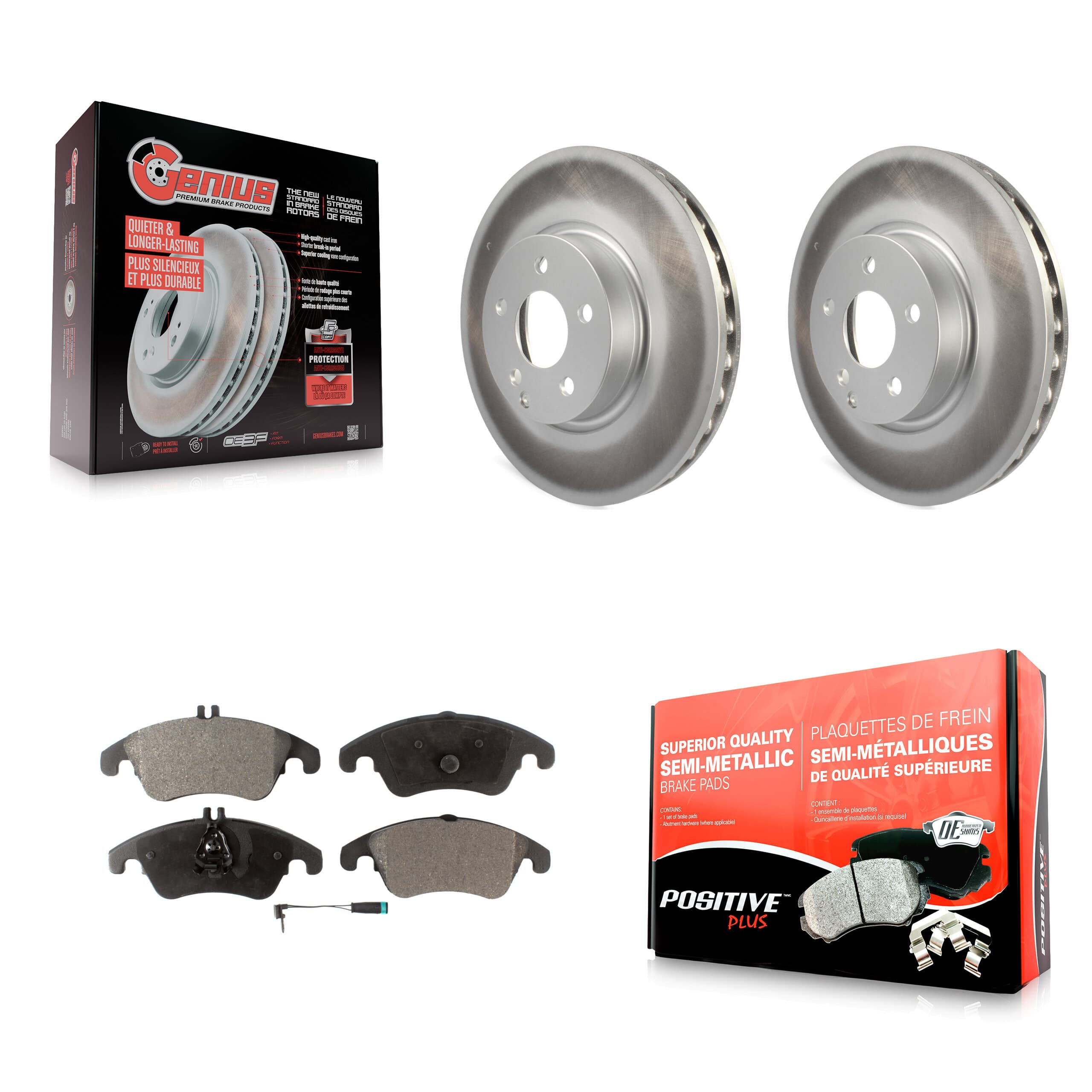 Transit Auto - KGF-100437 - Front Disc Brake Kits image 1
