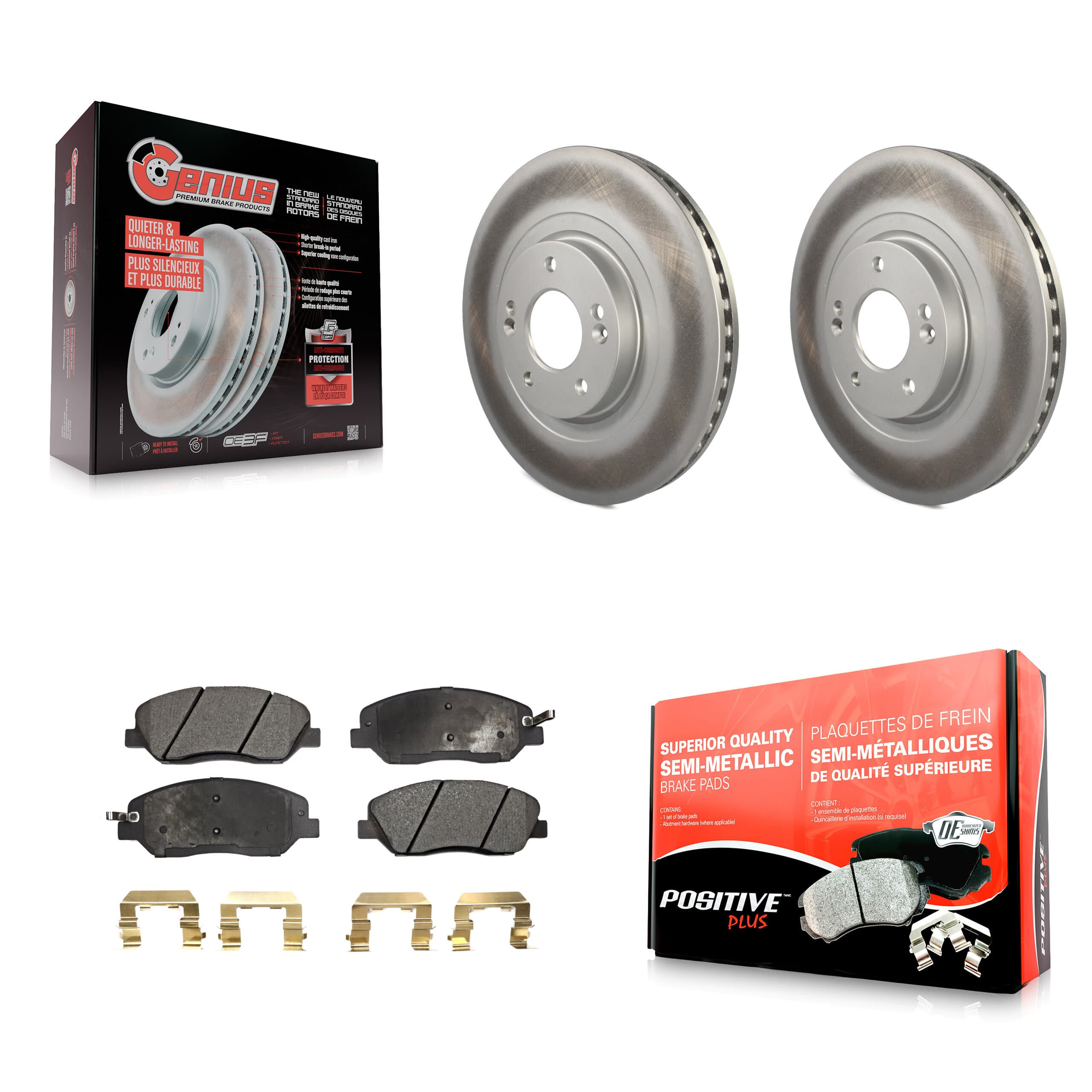 Transit Auto - KGF-100474 - Front Disc Brake Kits image 1