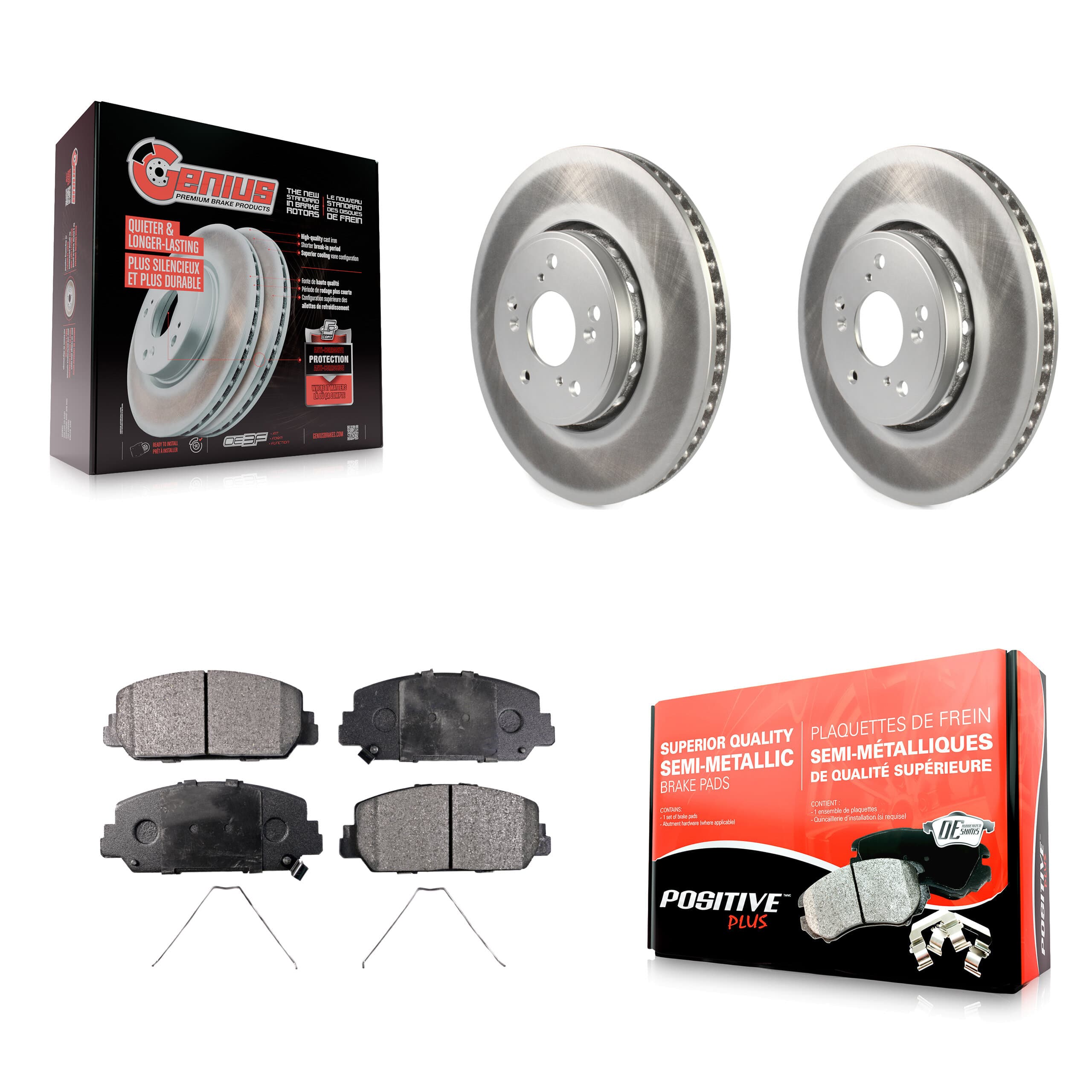 Transit Auto - KGF-100480 - Front Disc Brake Kits image 1