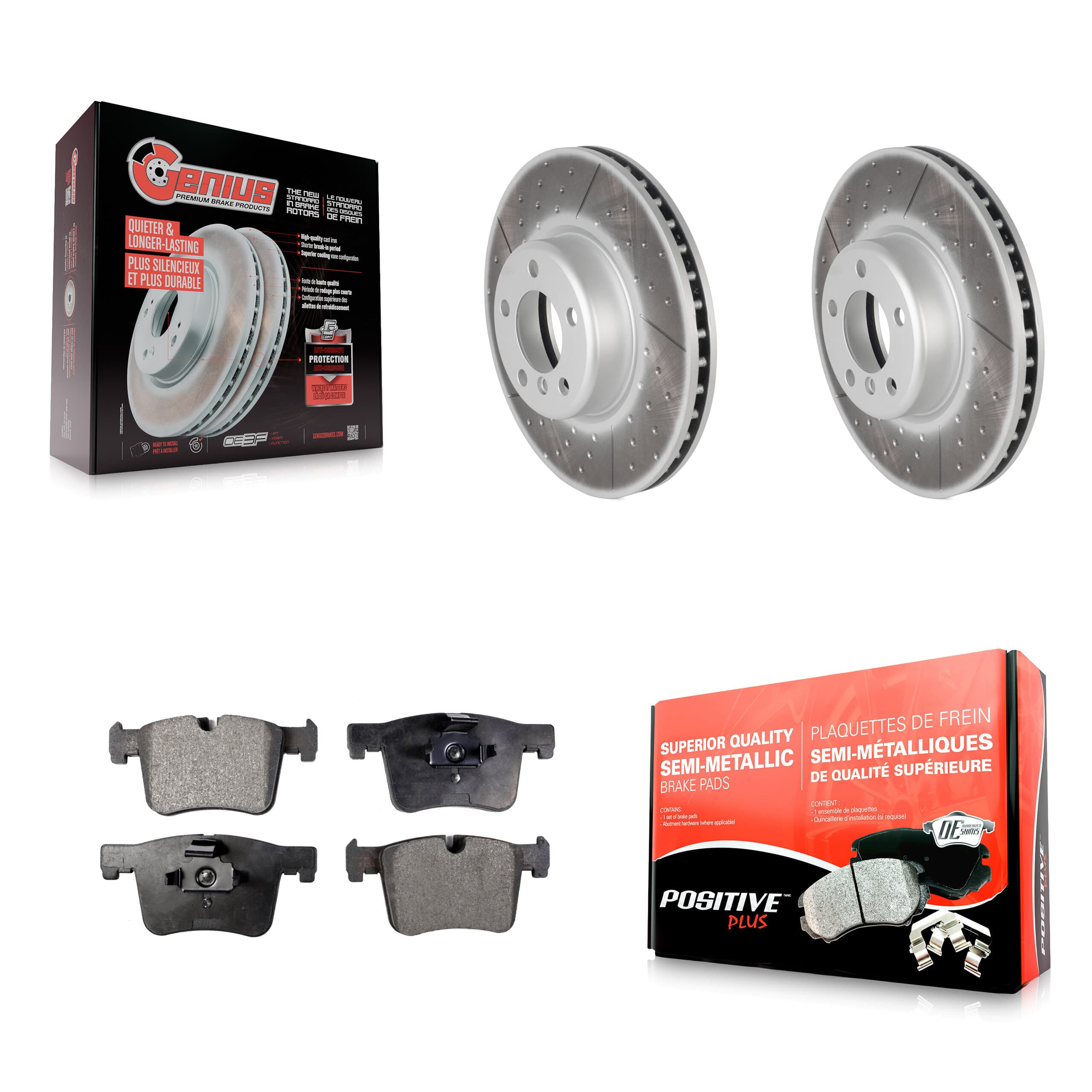 Transit Auto - KGF-100521 - Front Disc Brake Kits image 1