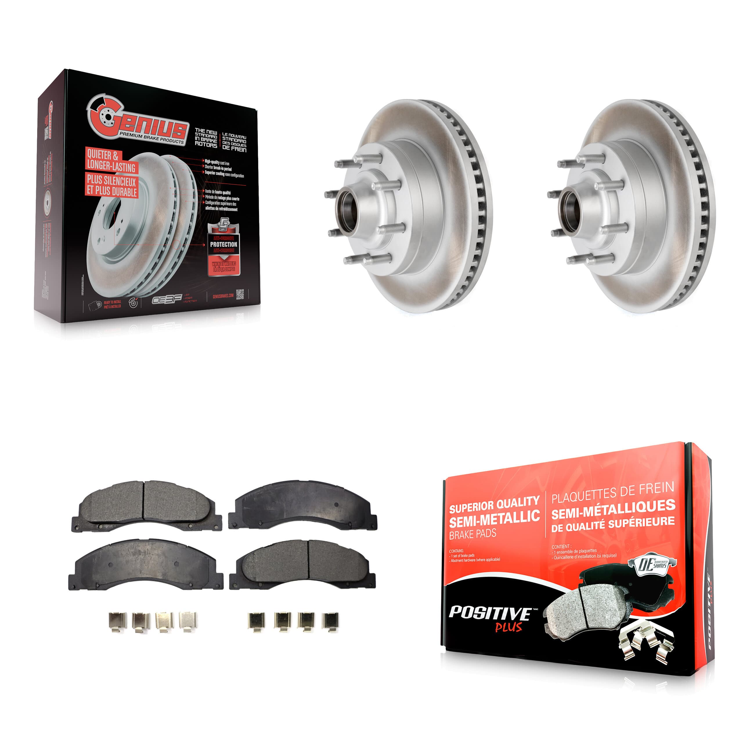 Transit Auto - KGF-100542 - Front Disc Brake Kits image 1