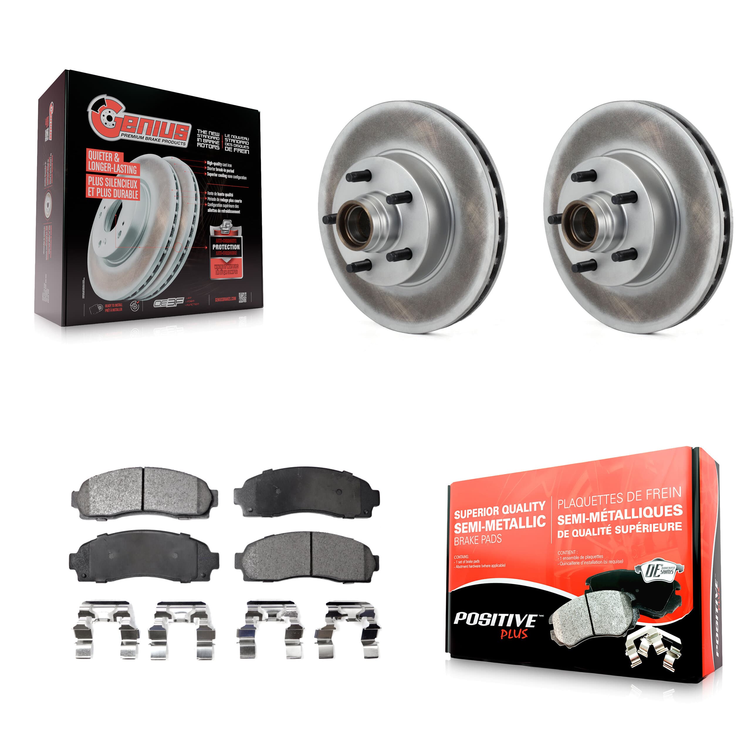 Transit Auto - KGF-100543 - Front Disc Brake Kits image 1