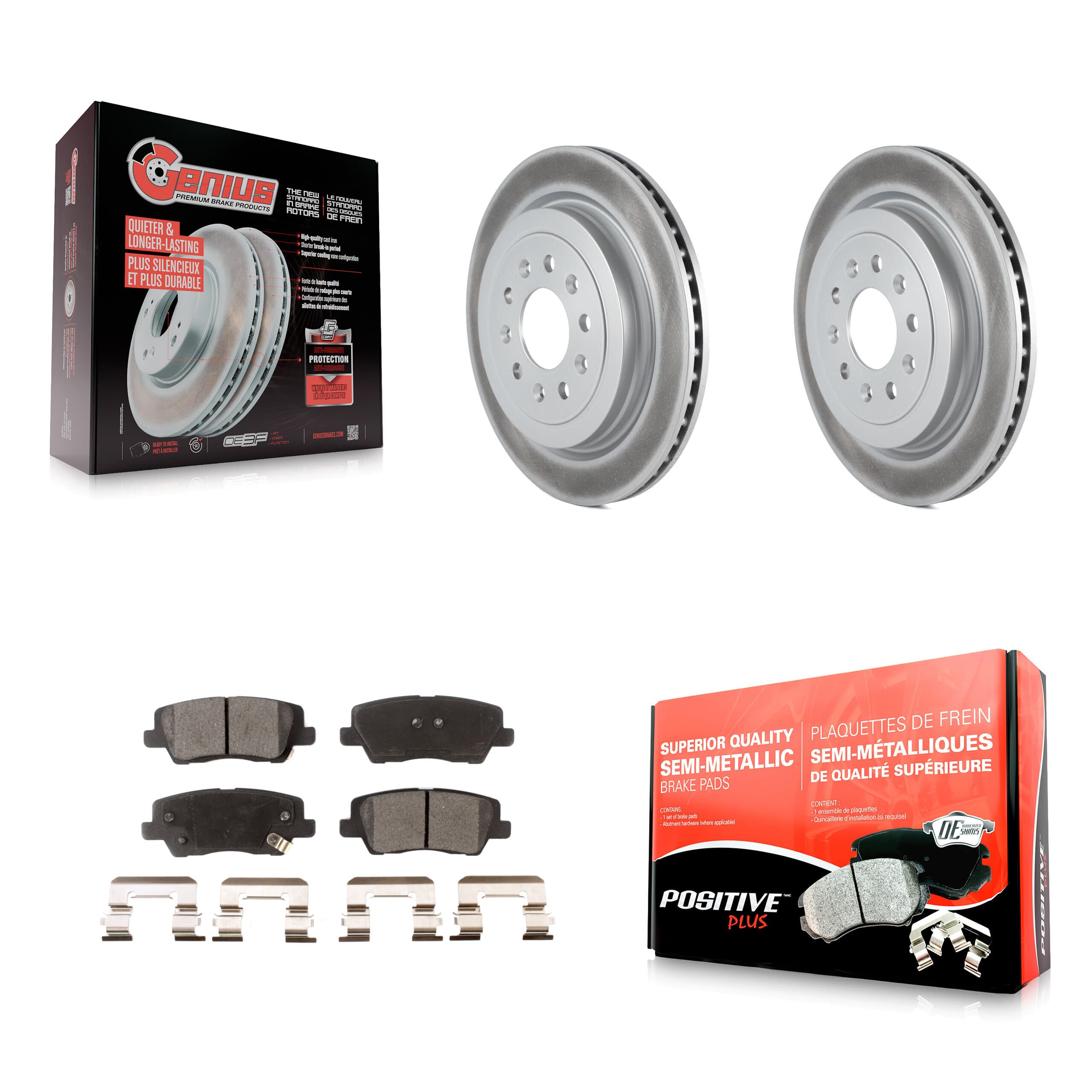 Transit Auto - KGF-101245 - Rear Disc Brake Kits image 1